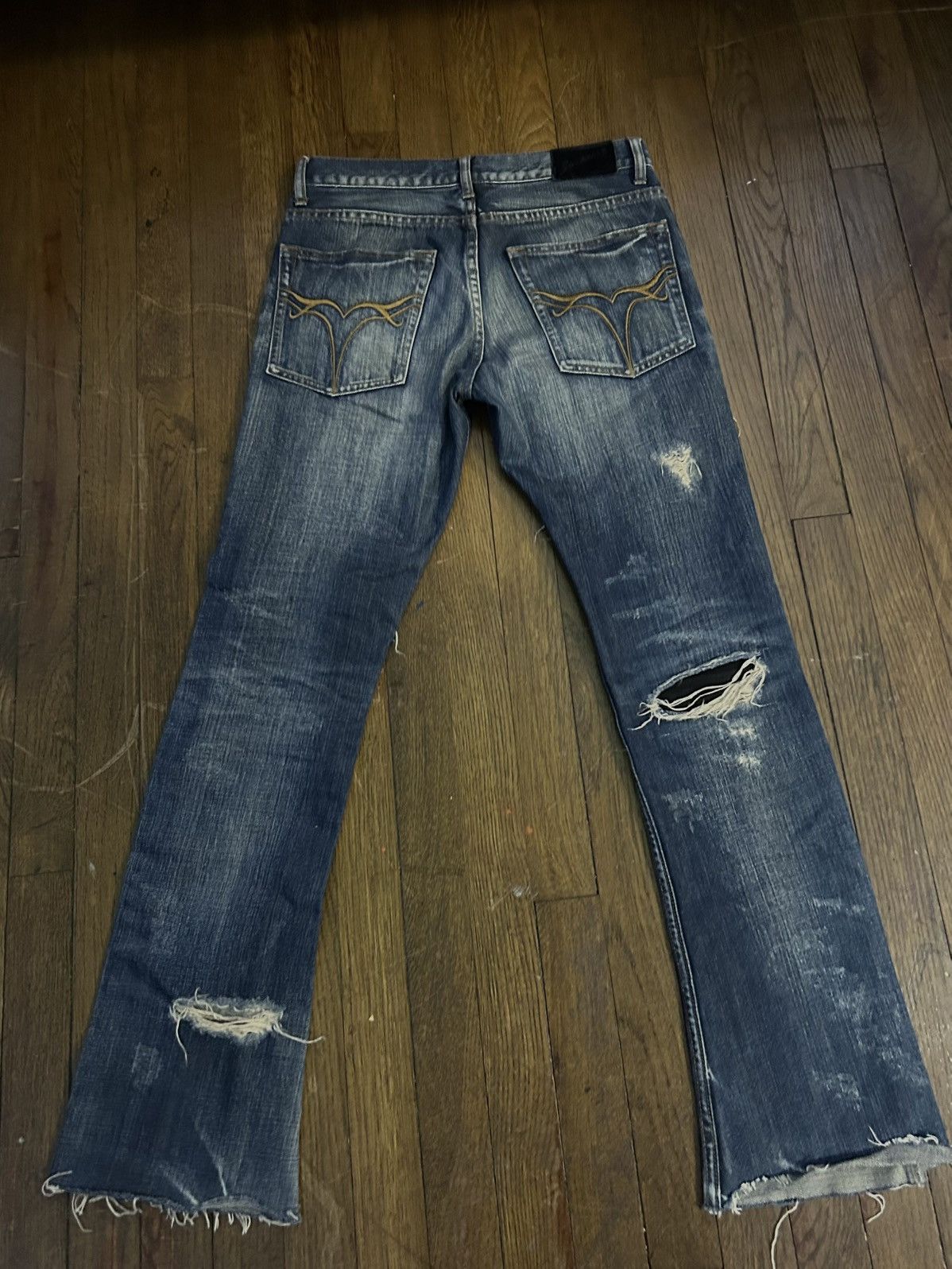 JACKROSE straight distressed jack rose jeans Size US 29 - 4 Thumbnail