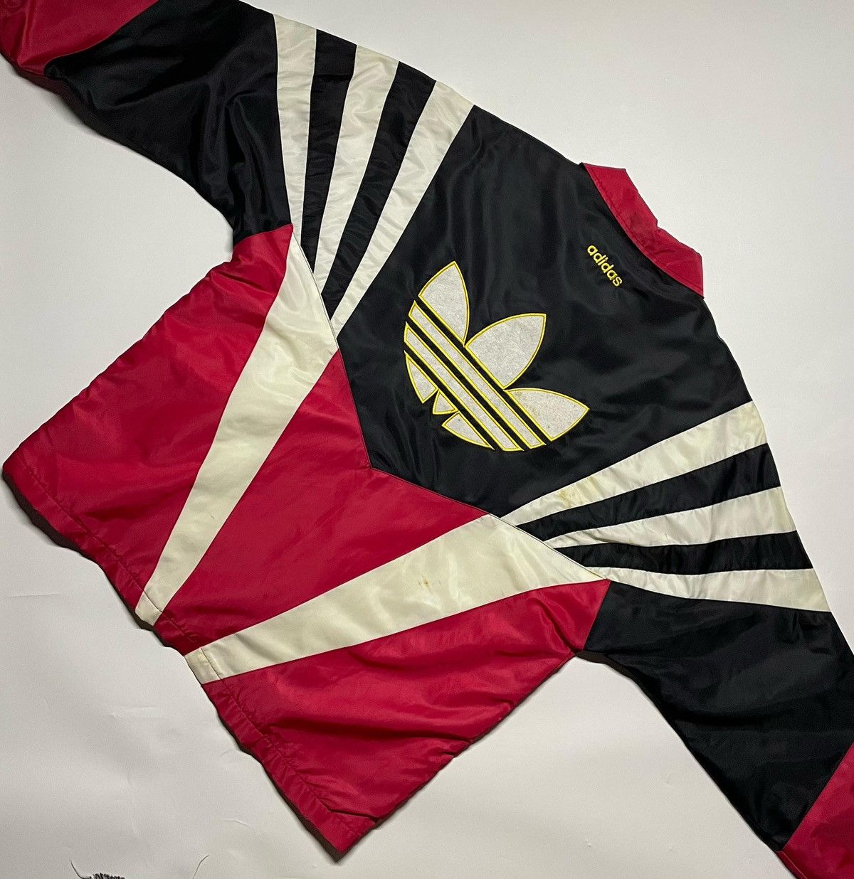 Adidas × Vintage Adidas FB AS Hooded Suit-II 80s Vintage Windbreaker jacket Size US L / EU 52-54 / 3 - 4 Thumbnail