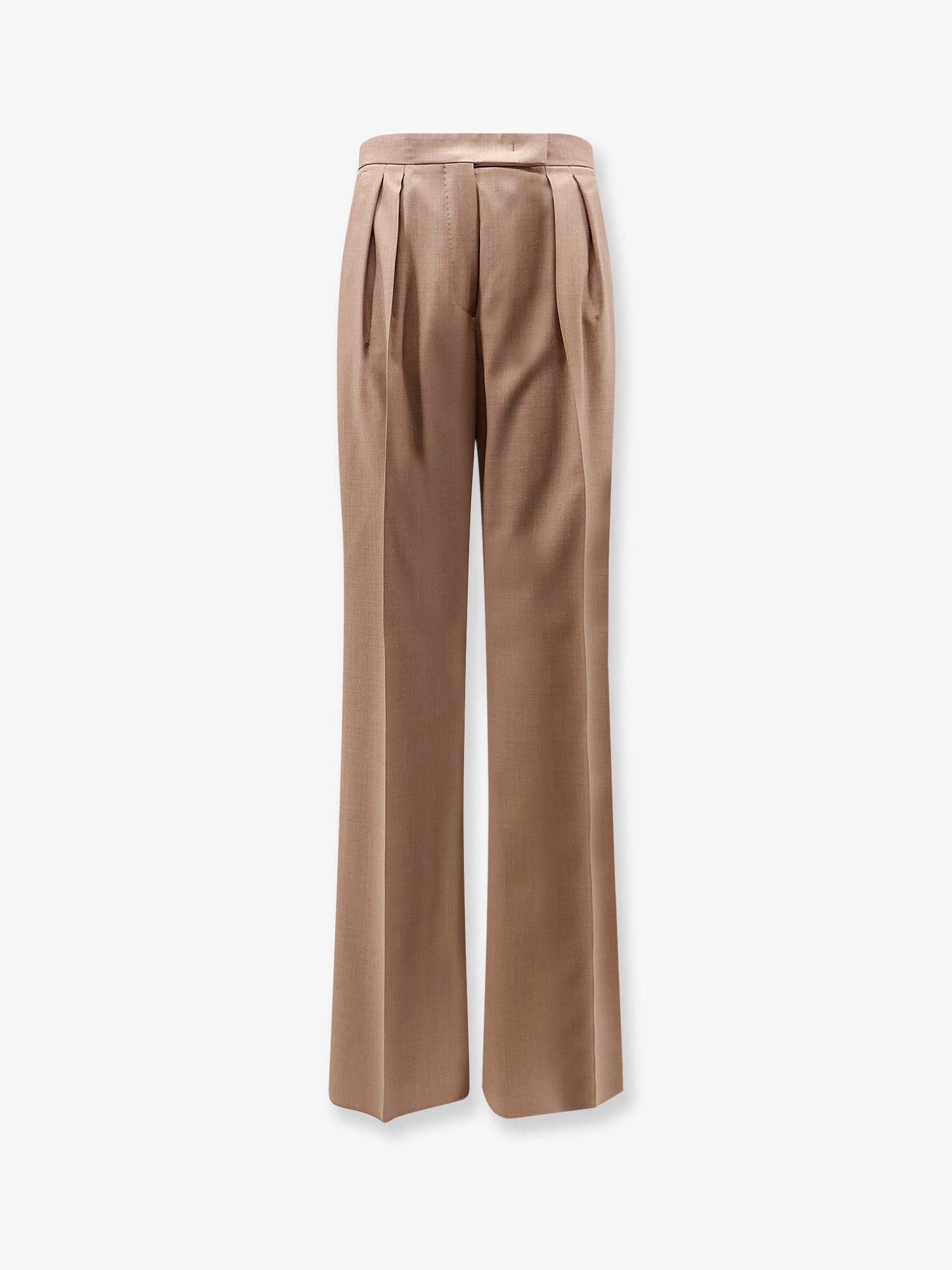 Max Mara Mxmzimino Virgin Wool Trousers Size 28" / US 6 / IT 42 - 1 Thumbnail