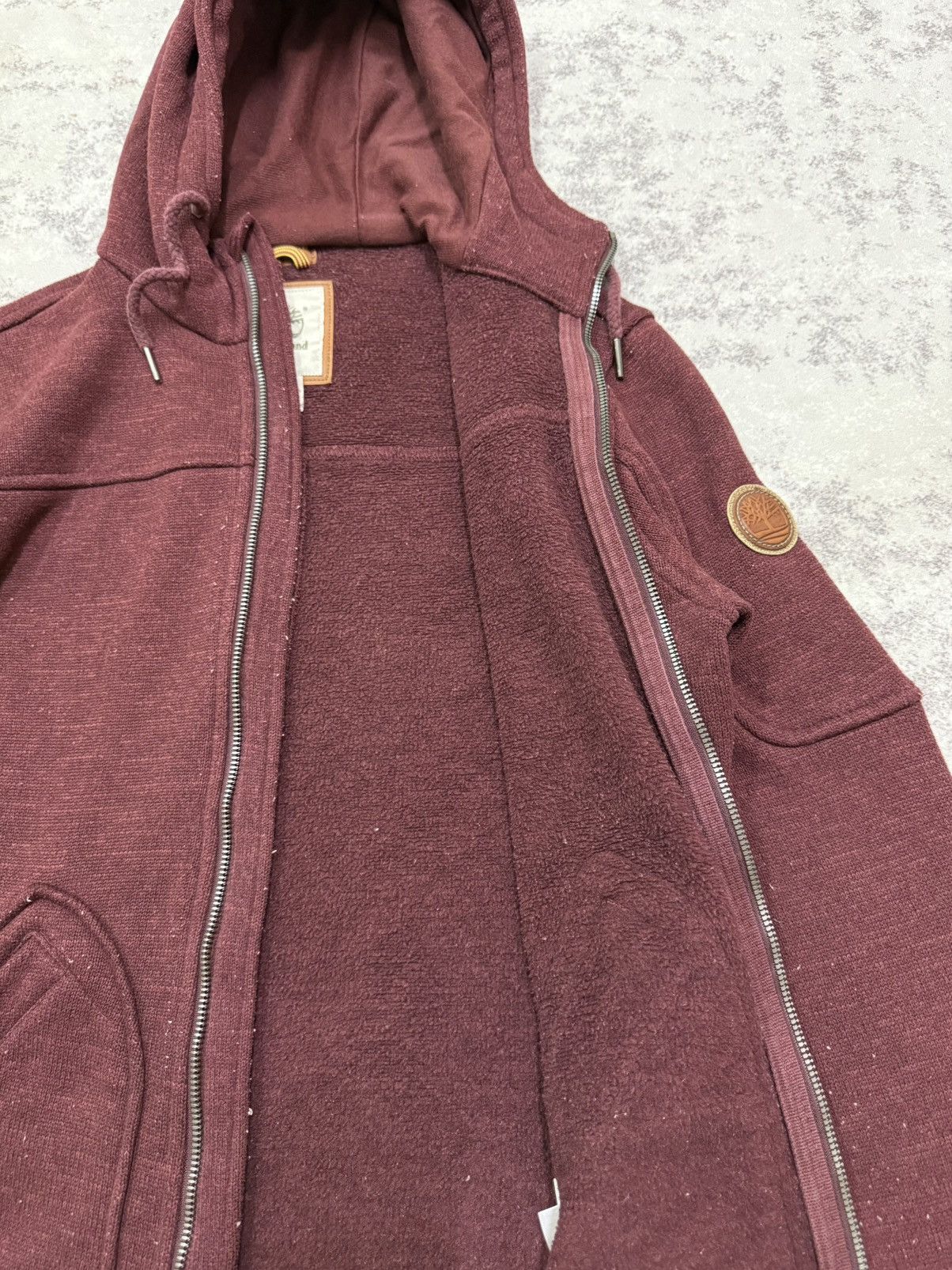 Timberland Timberland Sleeve Patch Logo Knit Zip Up Sweater Hoodie Size US S / EU 44-46 / 1 - 7 Thumbnail