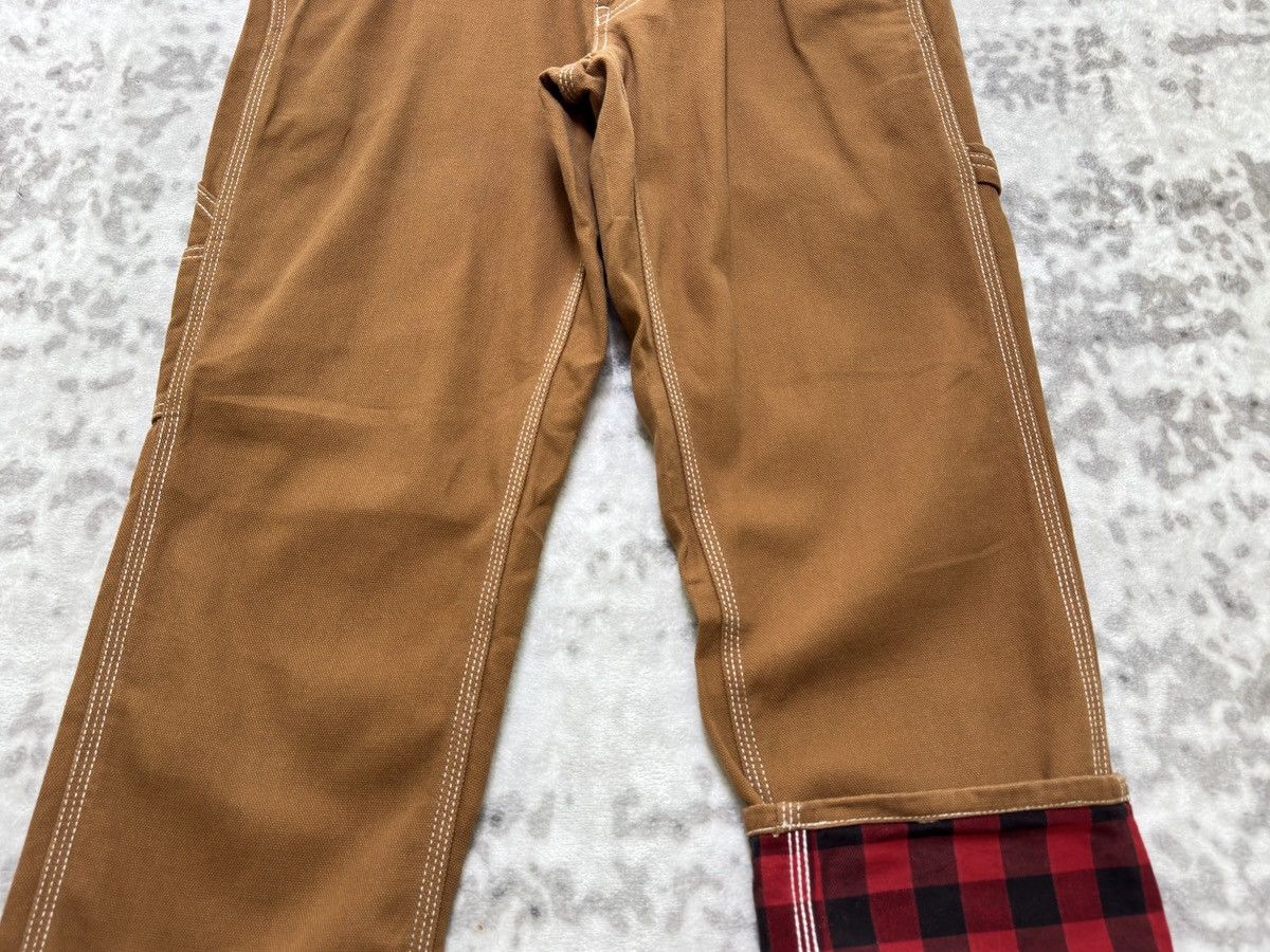 Vintage Vintage Smith’s Carpenter Brown Plaid Lined Workwear Fit Size US 31 - 6 Thumbnail