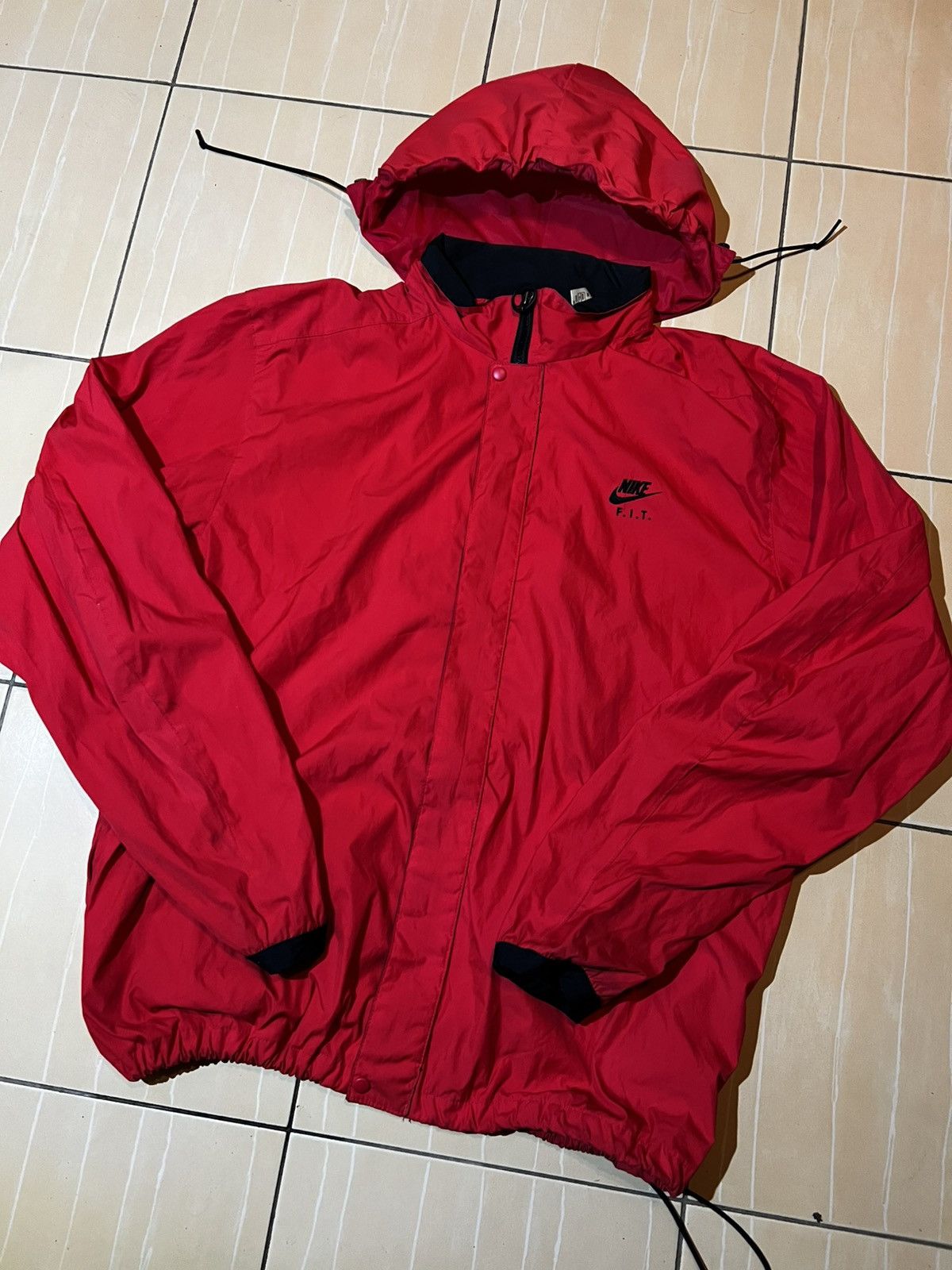 Nike Nike vintage windbreaker Size US XL / EU 56 / 4 - 1 Thumbnail