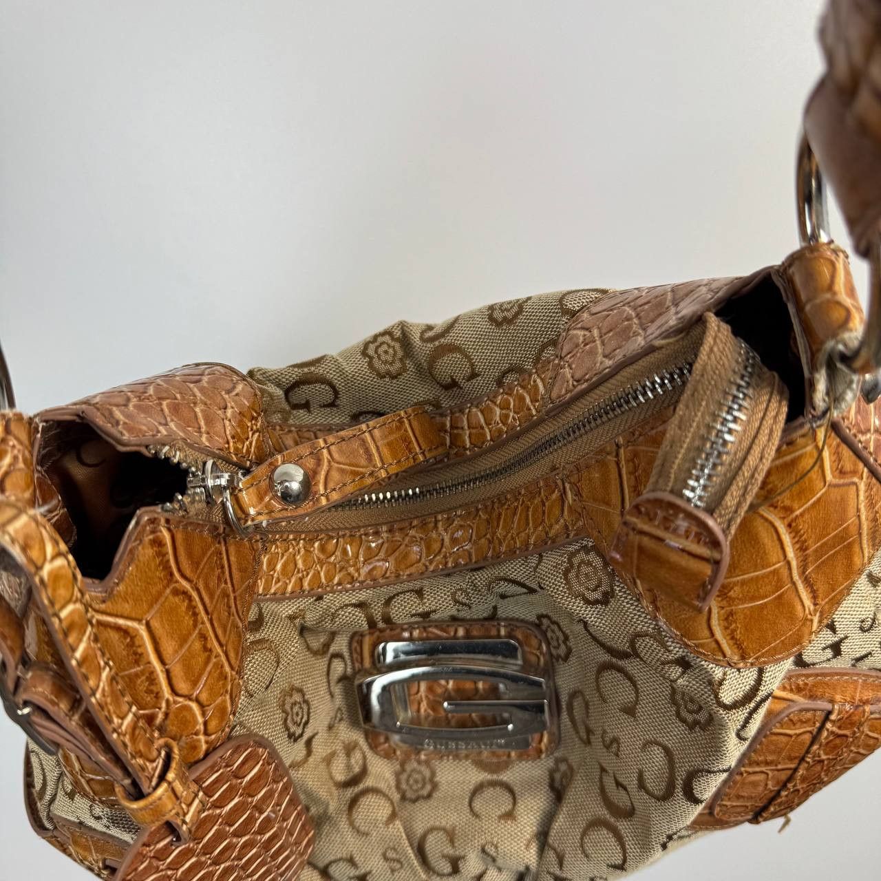Other Gussaci Y2K Mini Shoulder Bag Brown Womens Size ONE SIZE - 9 Thumbnail