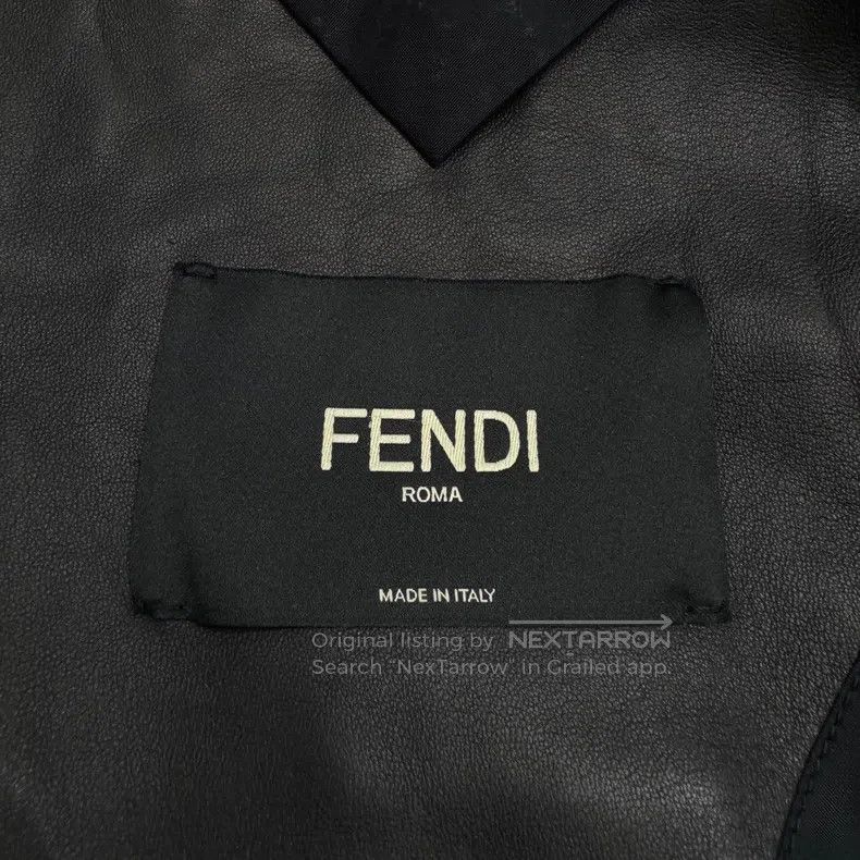 Fendi Fendi Wave Stripe Sheepskin Jacket Size US M / EU 48-50 / 2 - 2 Thumbnail