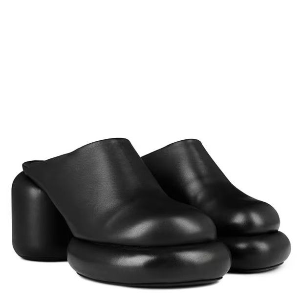 Jil Sander o1g2r1mq1024 Mules in Black Size US 8 / IT 38 - 3 Thumbnail