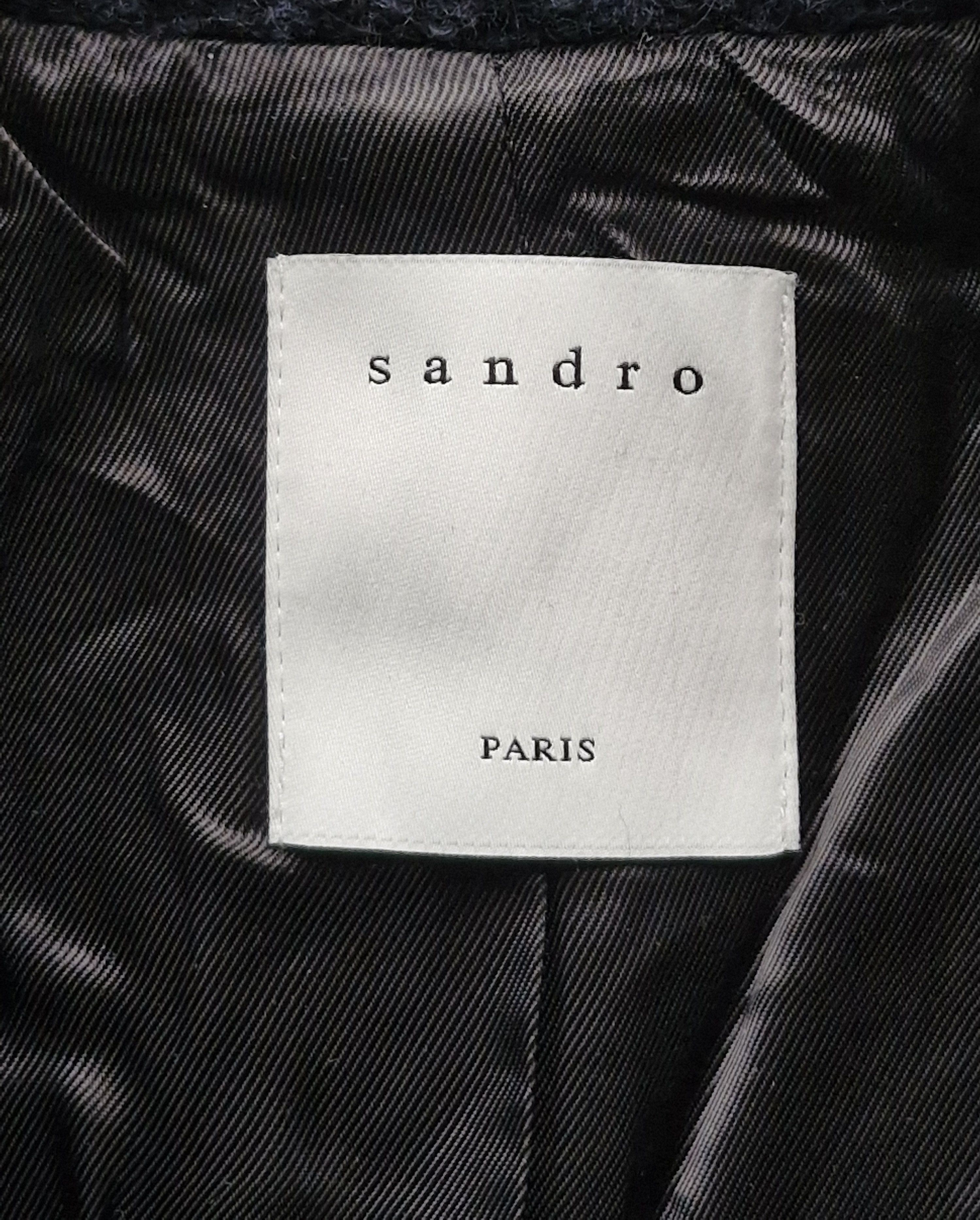 Sandro Women's coat Sandro Paris wool alpaca premium Size M / US 6-8 / IT 42-44 - 3 Thumbnail