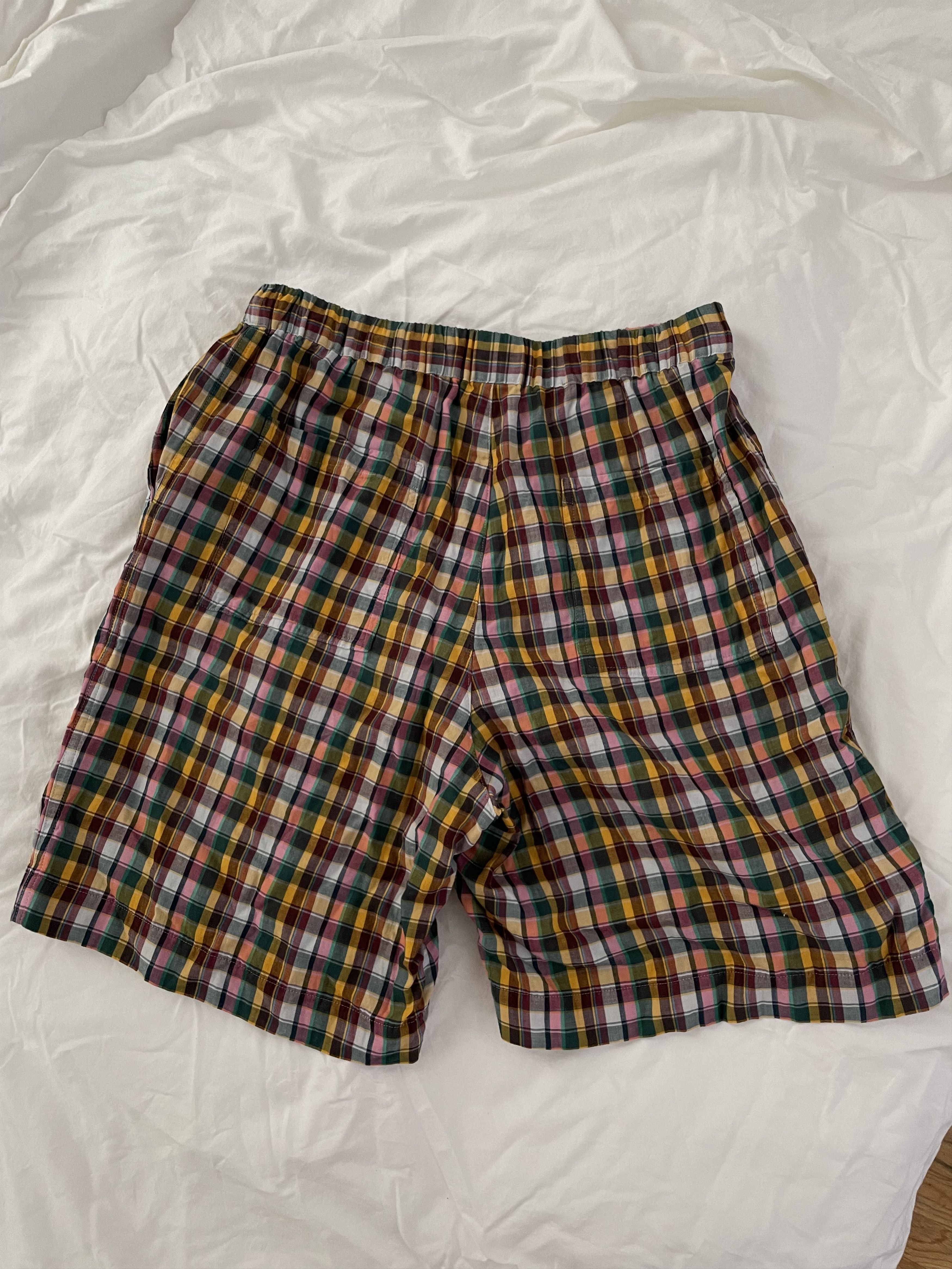Auralee Gingham Shorts