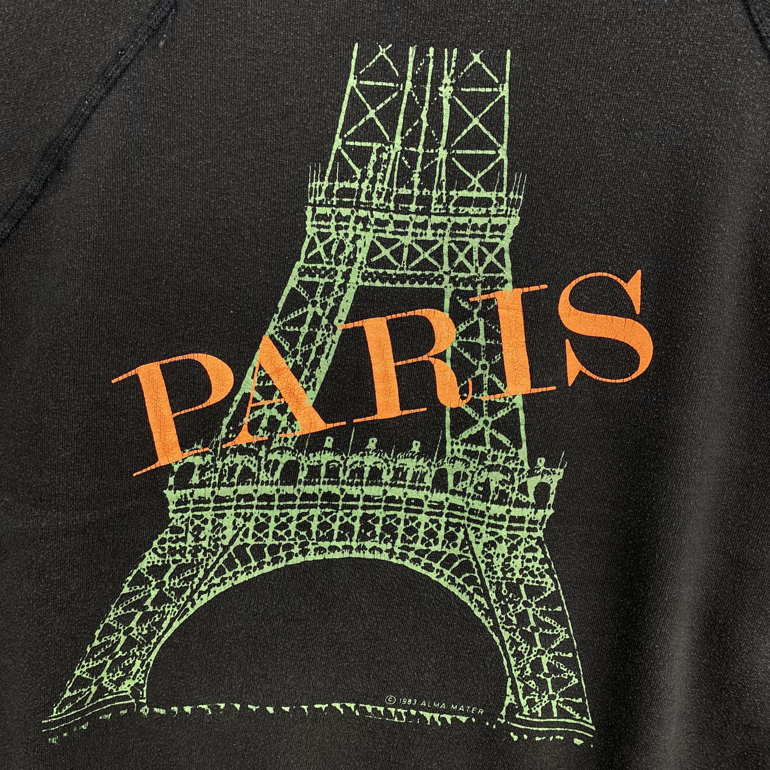Vintage Vintage 80s Paris Eiffel Tower Sweatshirt Alma Mater Size US L / EU 52-54 / 3 - 4 Thumbnail
