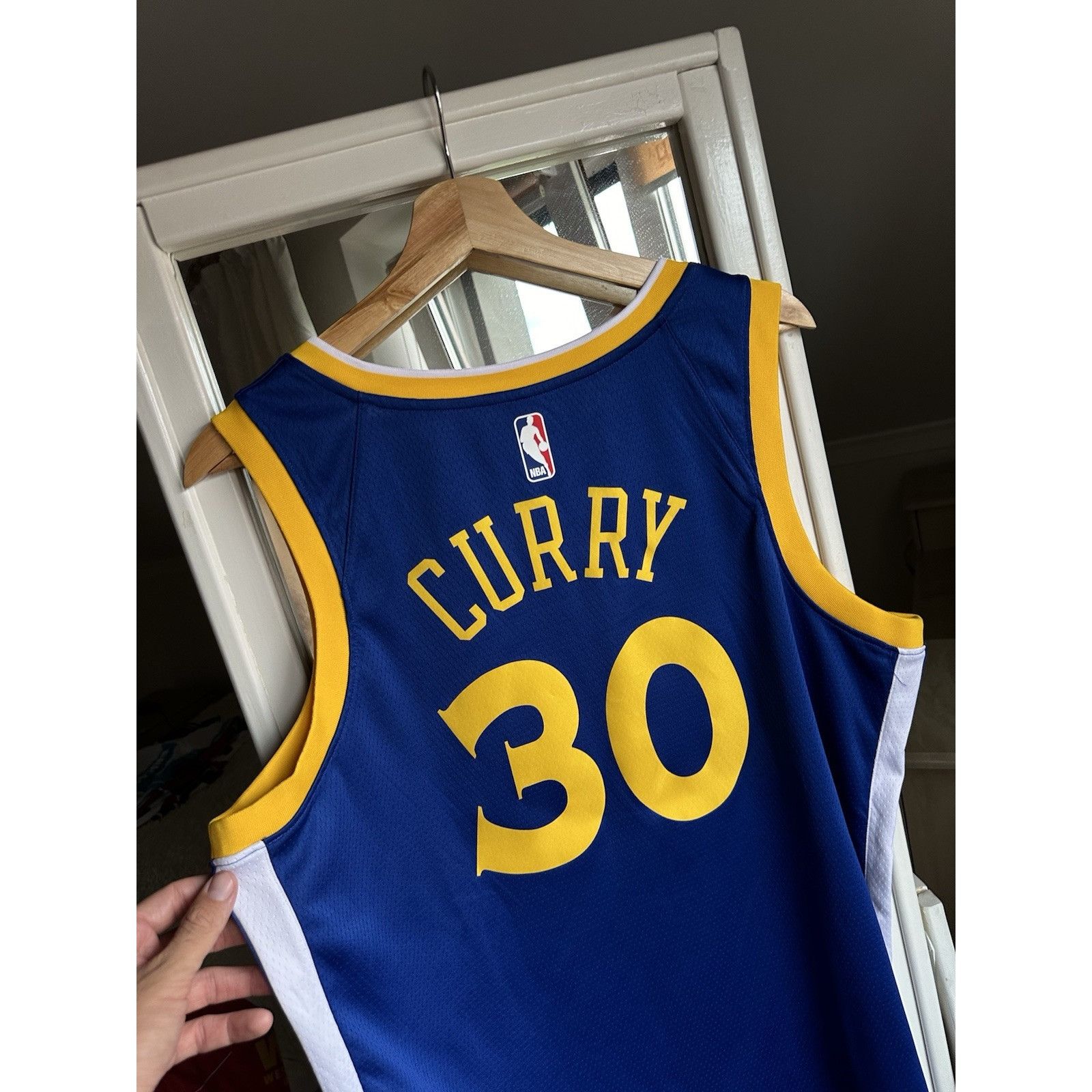 Nike Mens Nike Nba Golden State Warriors Stephen Curry Basketball Size US L / EU 52-54 / 3 - 11 Thumbnail