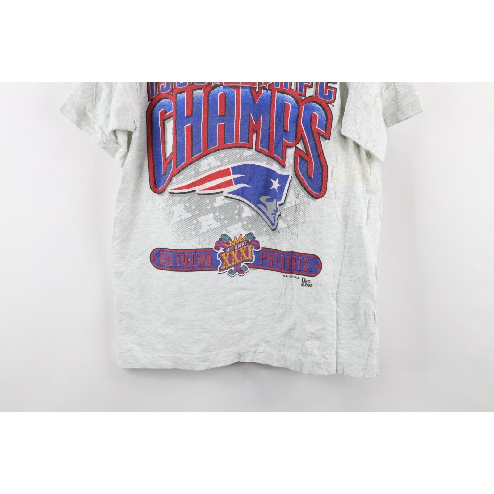 Vintage Vintage 90s 1996 AFC Champs New England Patriots T-Shirt Size US S / EU 44-46 / 1 - 3 Thumbnail