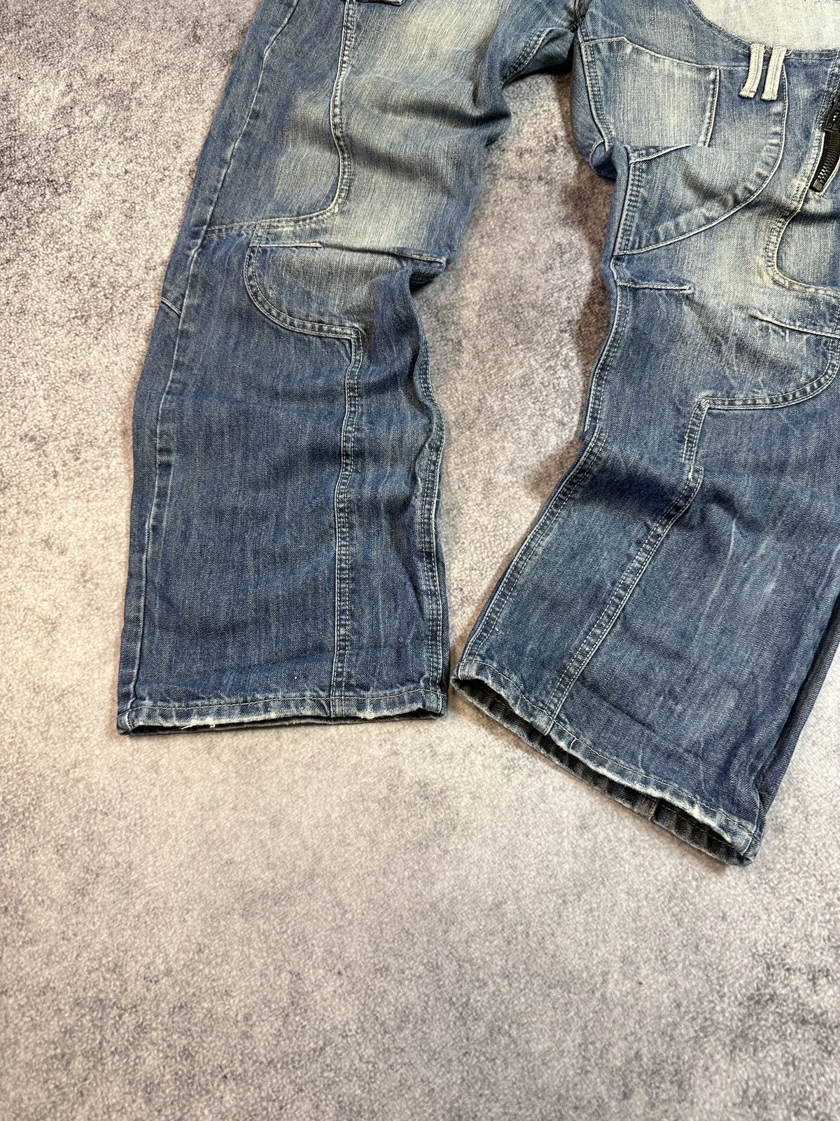 Other Y2K Vintage Avant Garde Casual Jeans Streetwear Rare USA 36 Size US 35 - 5 Thumbnail