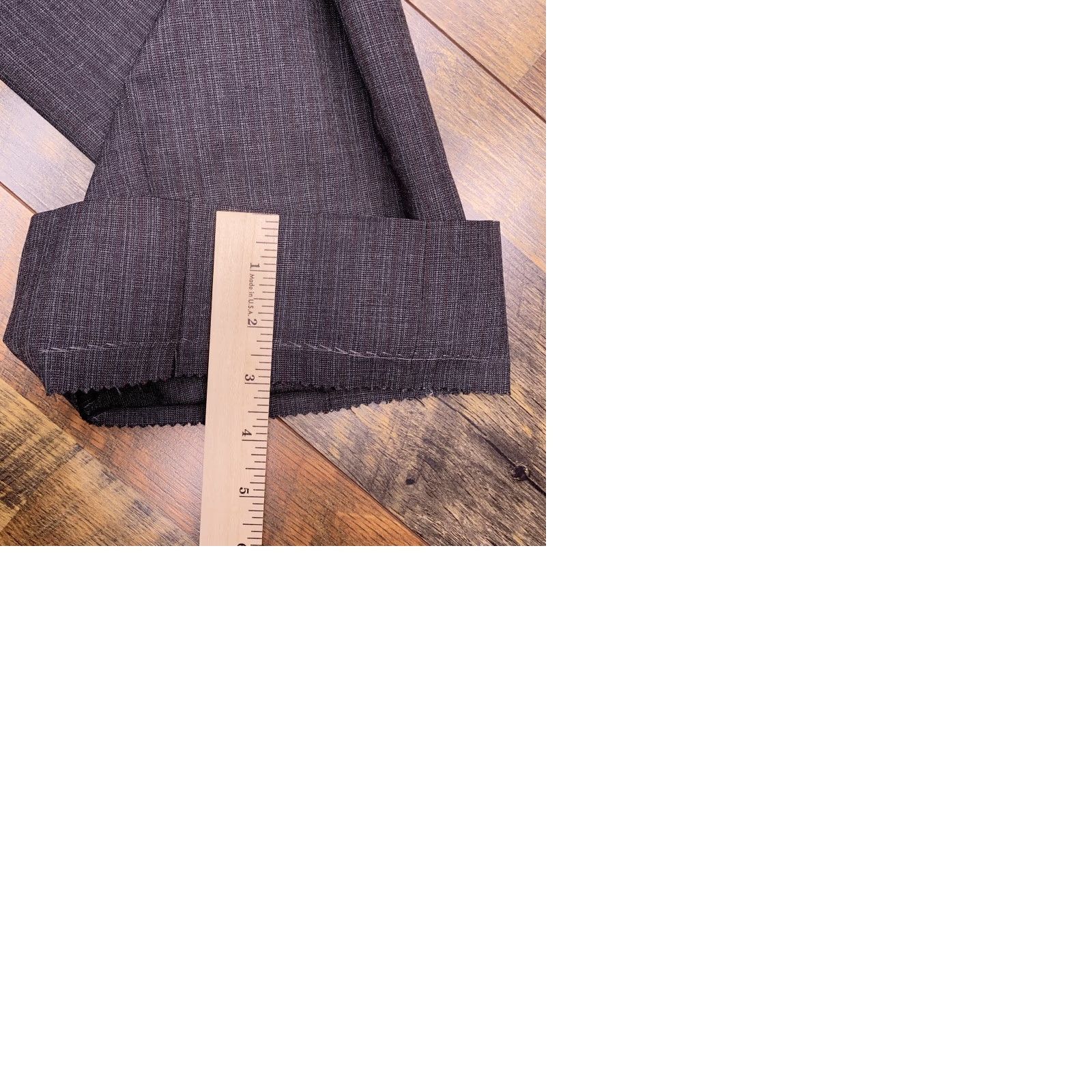 Hart Schaffner Marx Hart Schaffner Marx Suit 40R Gray Striped Wool 2 Piece USA 2 Piece Mens Jacket Pants 40 Waist 35 Inseam Regular Modern Classic Vintage N/A Size 40R - 12 Thumbnail