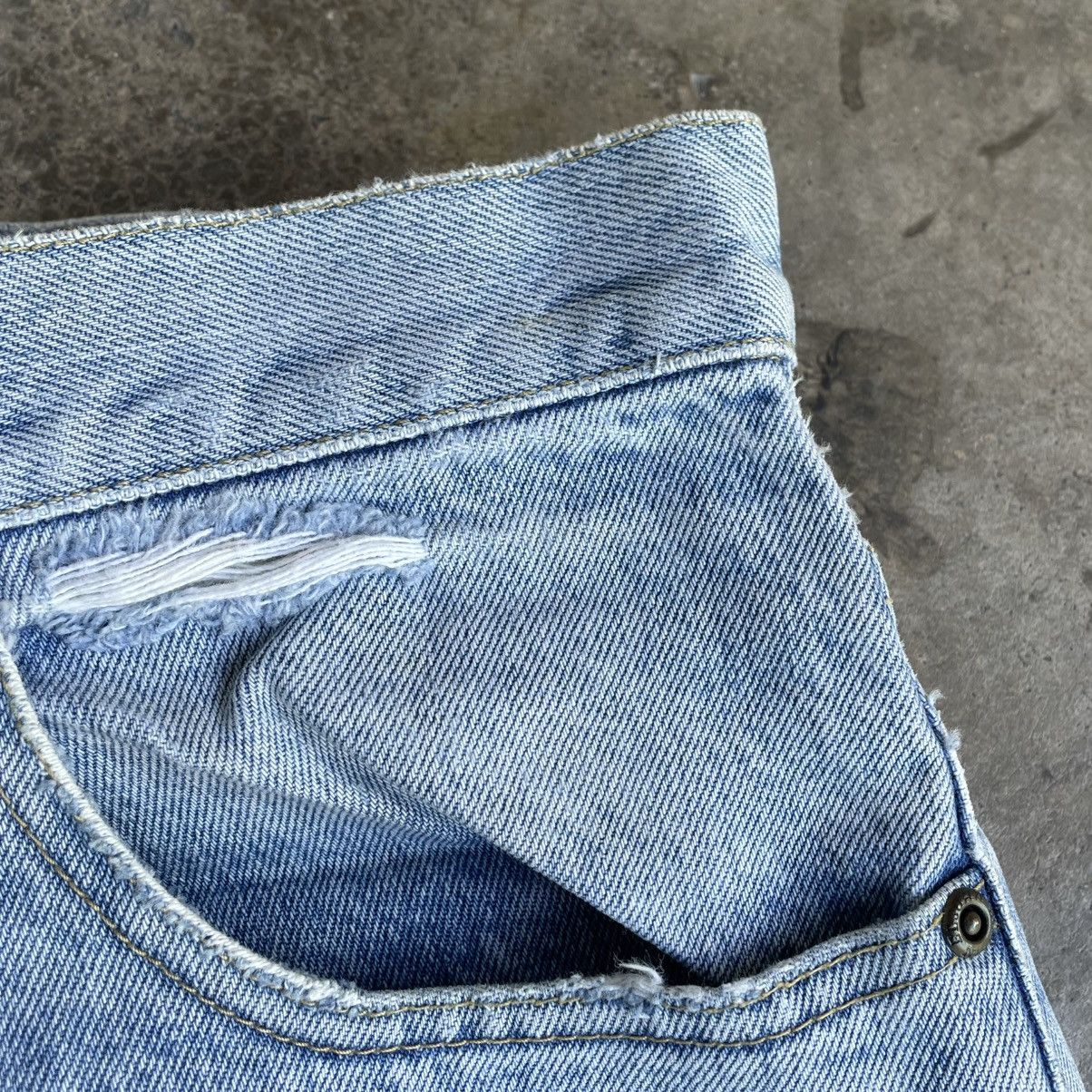 Japanese Brand 🔥Vintage 80s EL JOHN Stoned Washed Ripped Distress Jeans Size US 32 / EU 48 - 12 Thumbnail