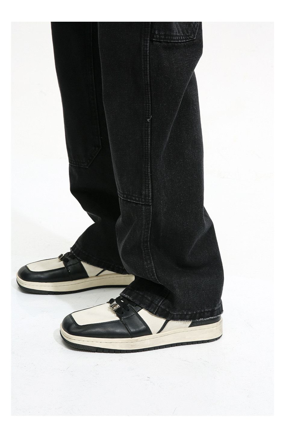 Jean × Vintage punk grunge faded double knee carpenter flared jeans Size US 28 / EU 44 - 8 Thumbnail
