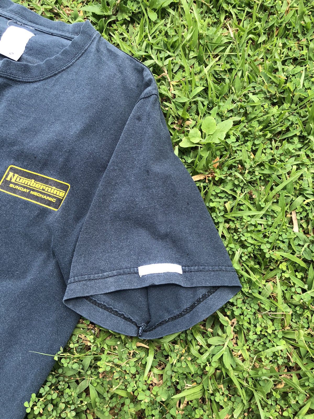 Number (N)ine Vintage Japanese Brand AW00 Number Nine Sunday Mechanic Tee Size US M / EU 48-50 / 2 - 11 Thumbnail