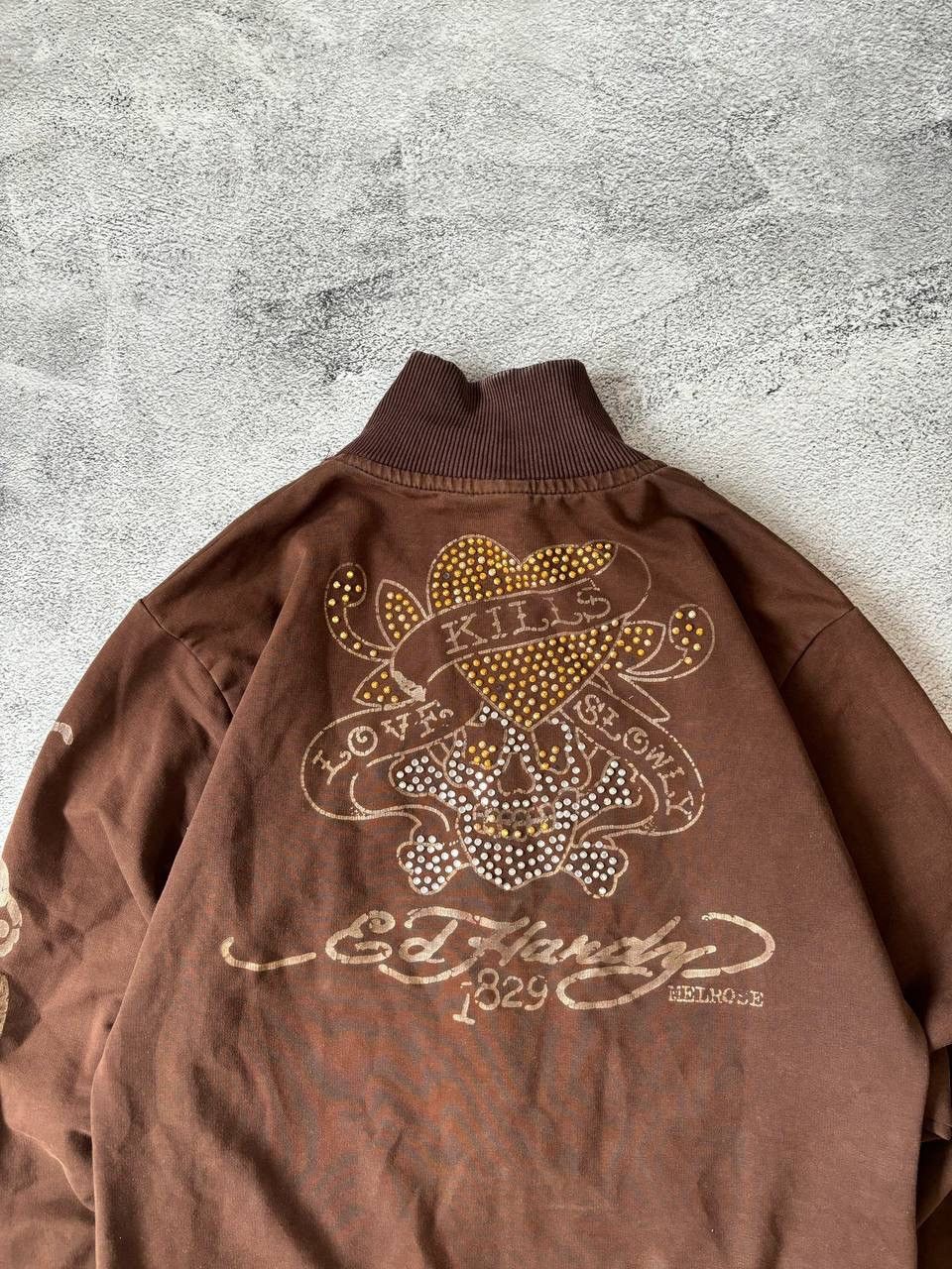 Christian Audigier × Ed Hardy × Japanese Brand Ed hardy x Christian Audigier style distressed sweatshirt Size M / US 6-8 / IT 42-44 - 5 Thumbnail
