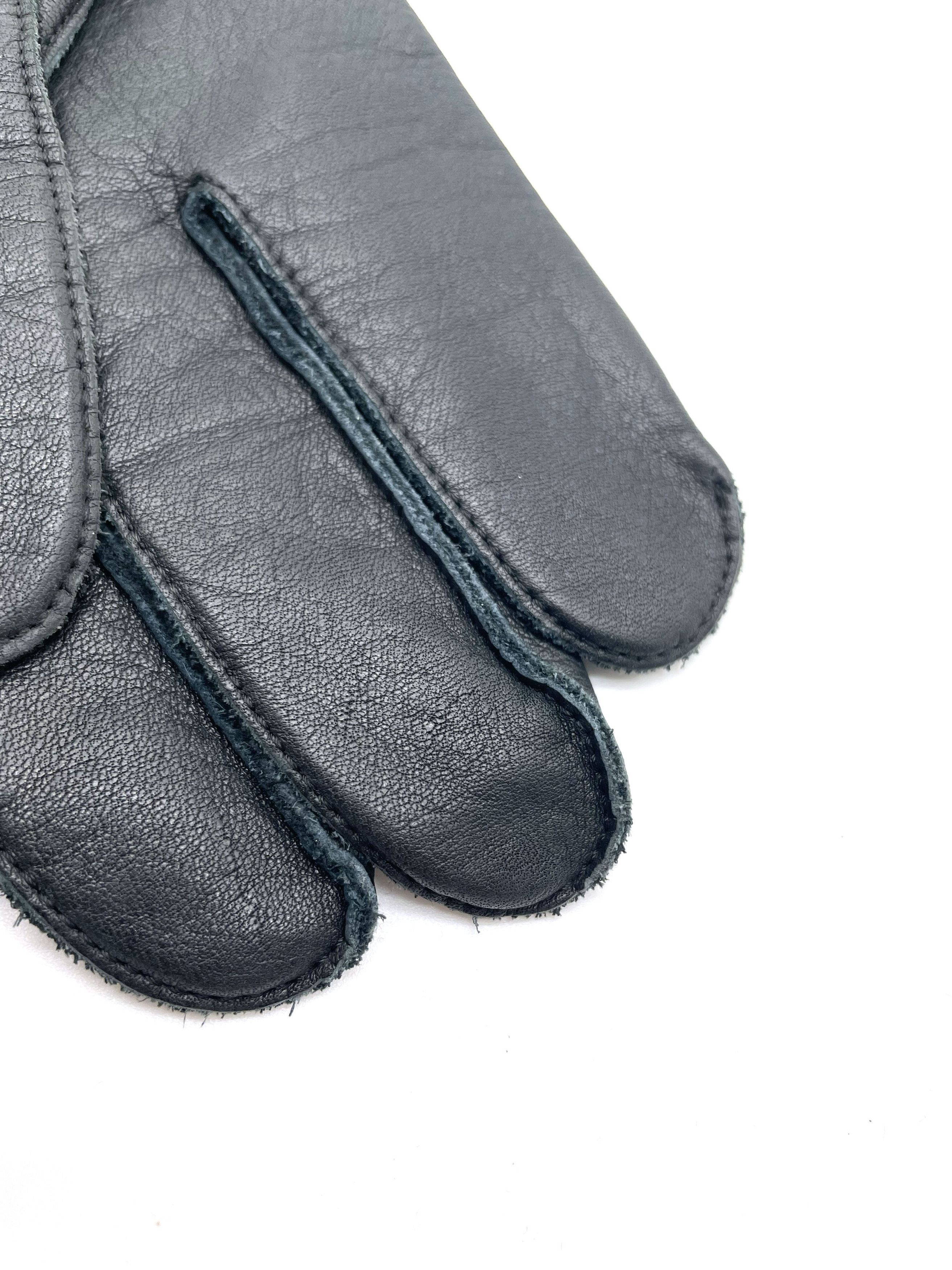 Yohji Yamamoto Leather Gloves Size ONE SIZE - 7 Thumbnail