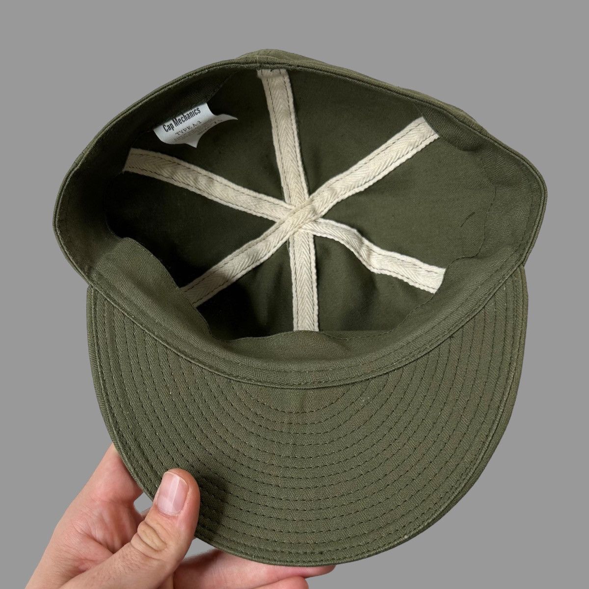 Vintage Vintage ww2 military reproduction hat Size ONE SIZE - 5 Thumbnail