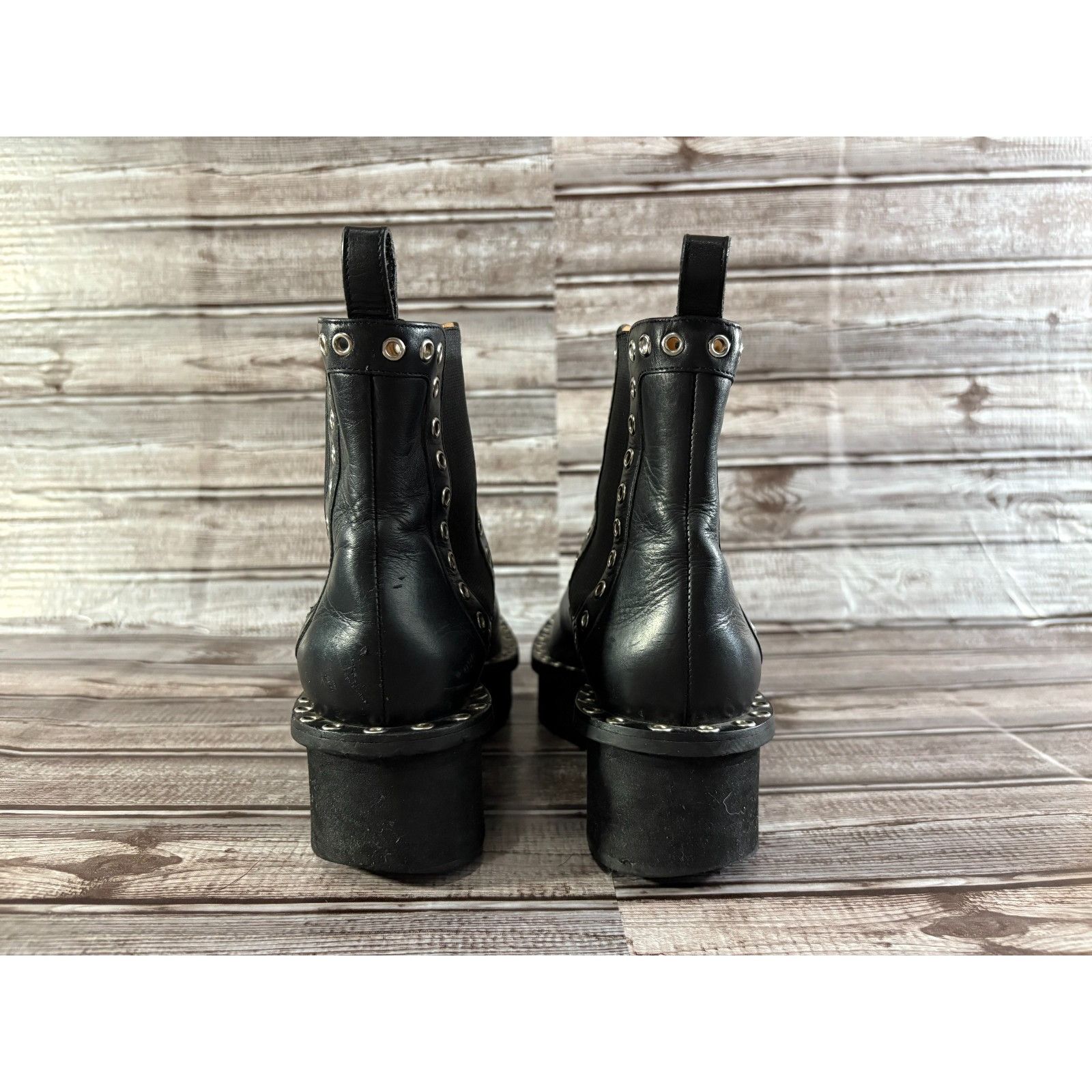 Robert Clergerie Robert Clergerie leather studded Chelsea boots size 38.5 US Size US 8.5 / IT 38.5 - 4 Thumbnail