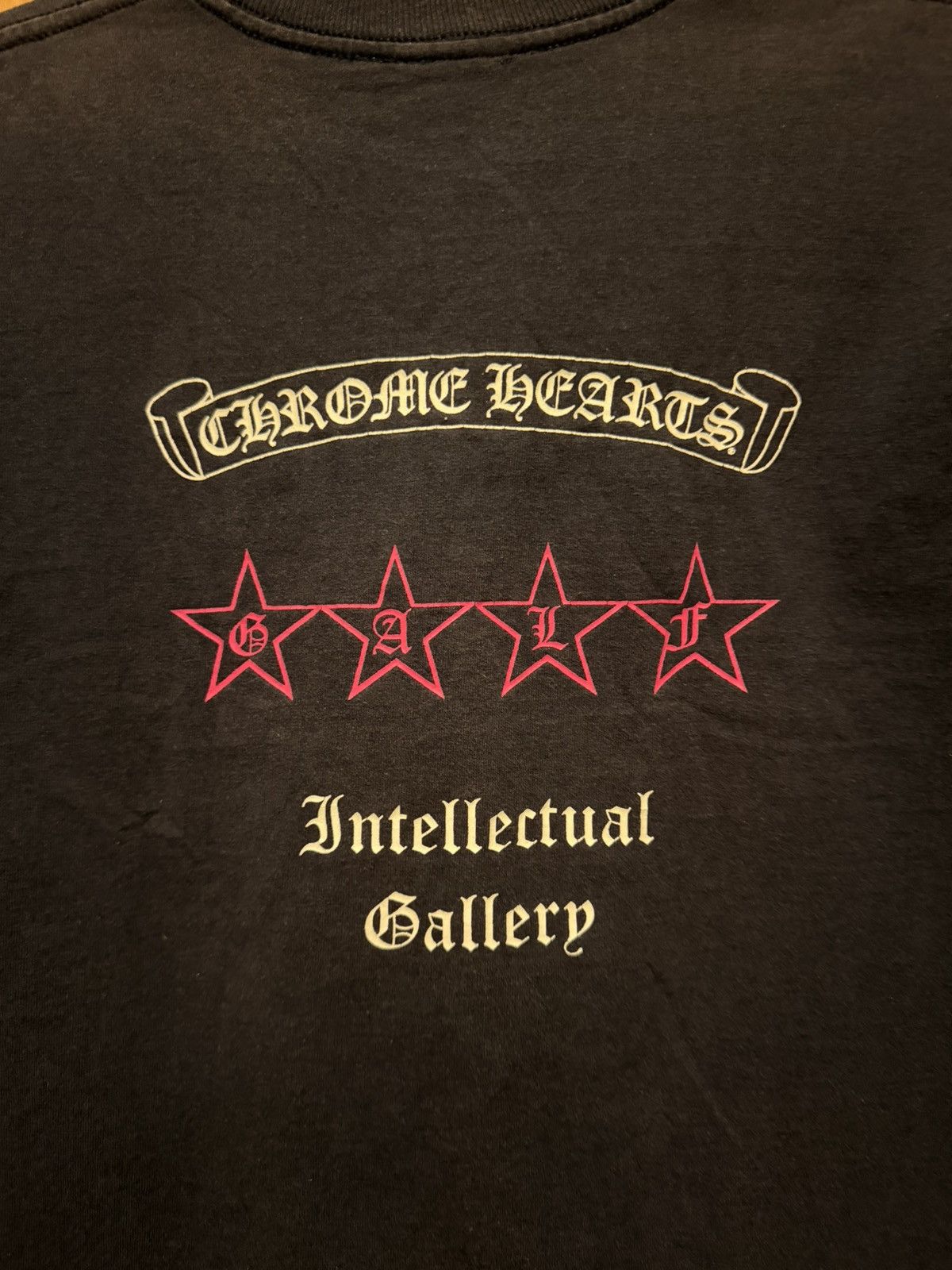 Chrome Hearts Chrome Hearts Vintage Intellectual Gallery Tee Navy Size US M / EU 48-50 / 2 - 2 Thumbnail