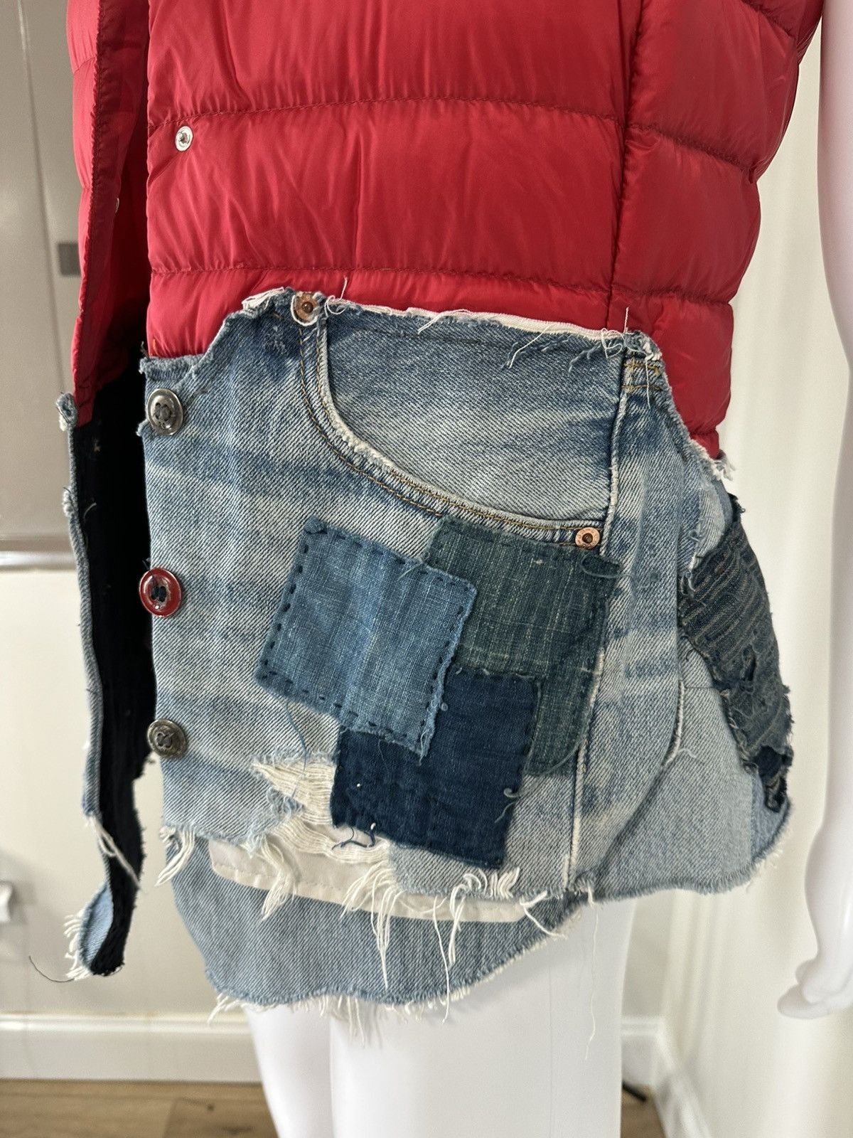 Greg Lauren × Moncler Moncler x Greg Lauren “Collide” Levi’s Denim Vest Size US L / EU 52-54 / 3 - 7 Thumbnail