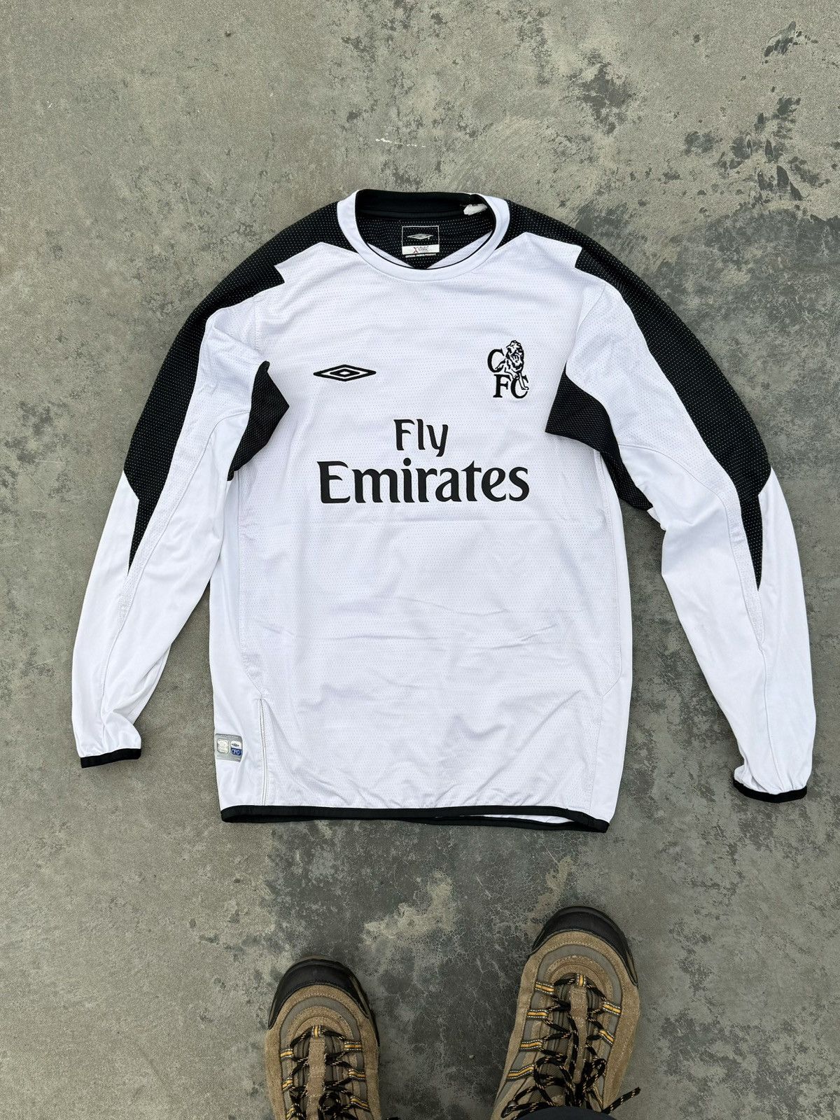Umbro Vintage 2004 Chelsea 23 Cudicini Y2k Long Soccer Jersey Size US XS / EU 42 / 0 - 3 Thumbnail