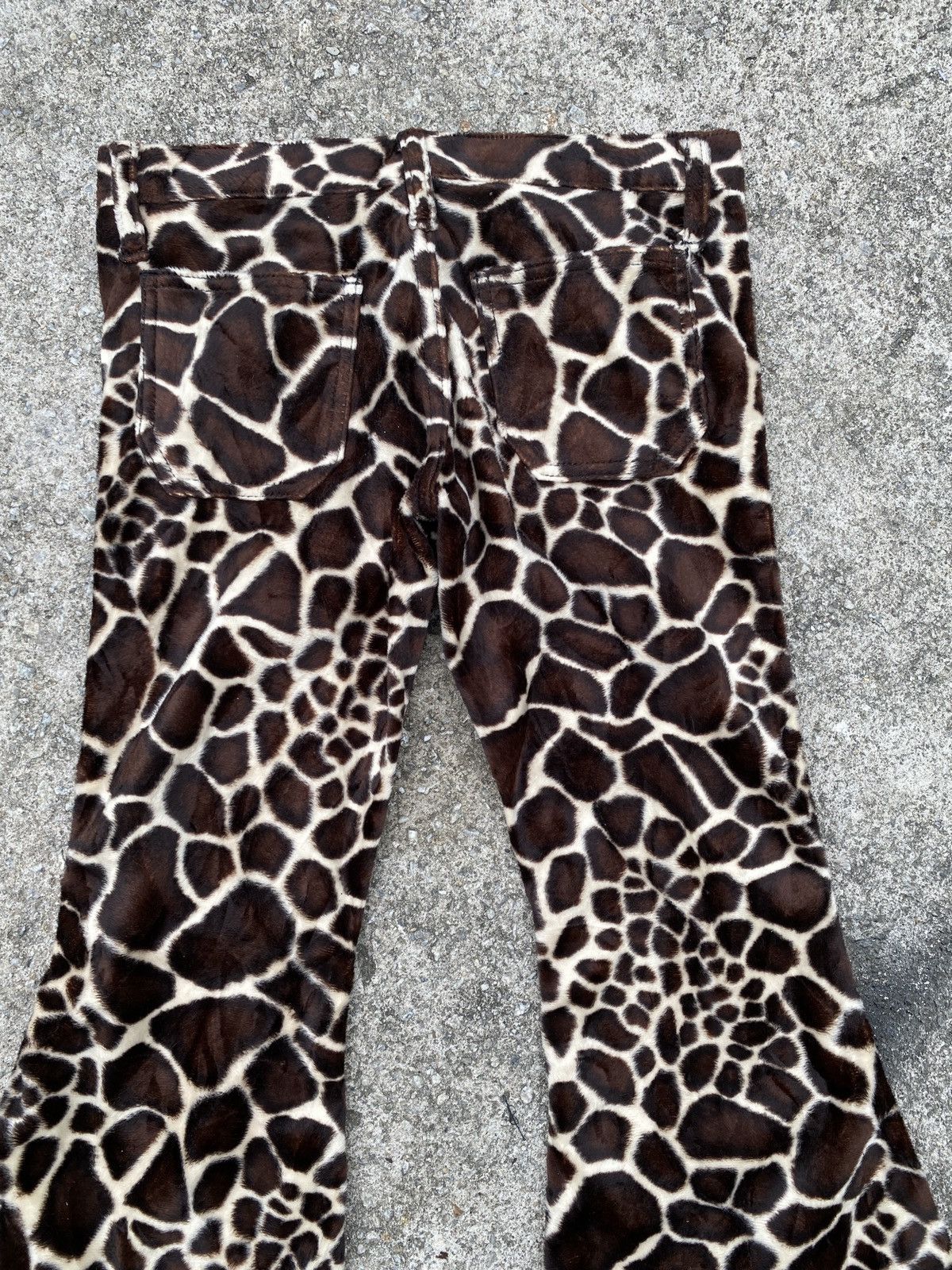 Japanese Brand × Vintage Dee Dee Japan Super Flare Fur Velvet Pant Size US 29 - 9 Thumbnail