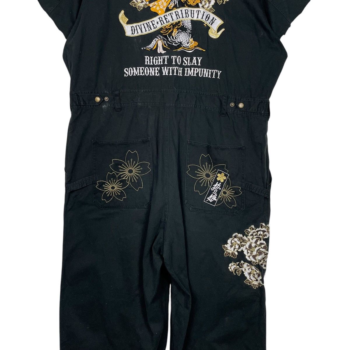 Japanese Brand Divine Retribution Intoxication Embroidered Coverall Size US 36 / EU 52 - 3 Thumbnail
