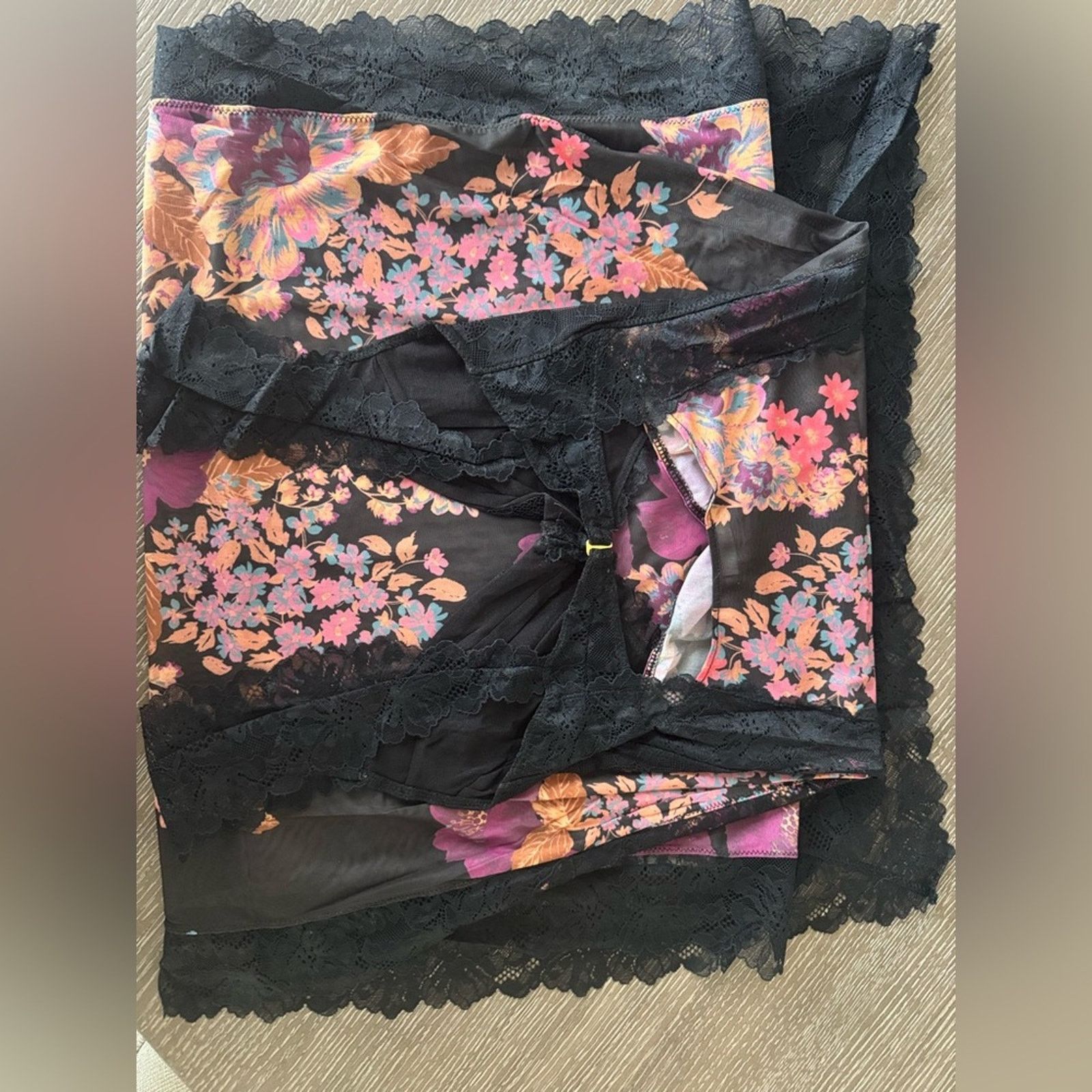 Free People 🎉LAST CHANCE🎉Free People Suddenly Fine Maxi Slip Black Size S / US 4 / IT 40 - 11 Thumbnail