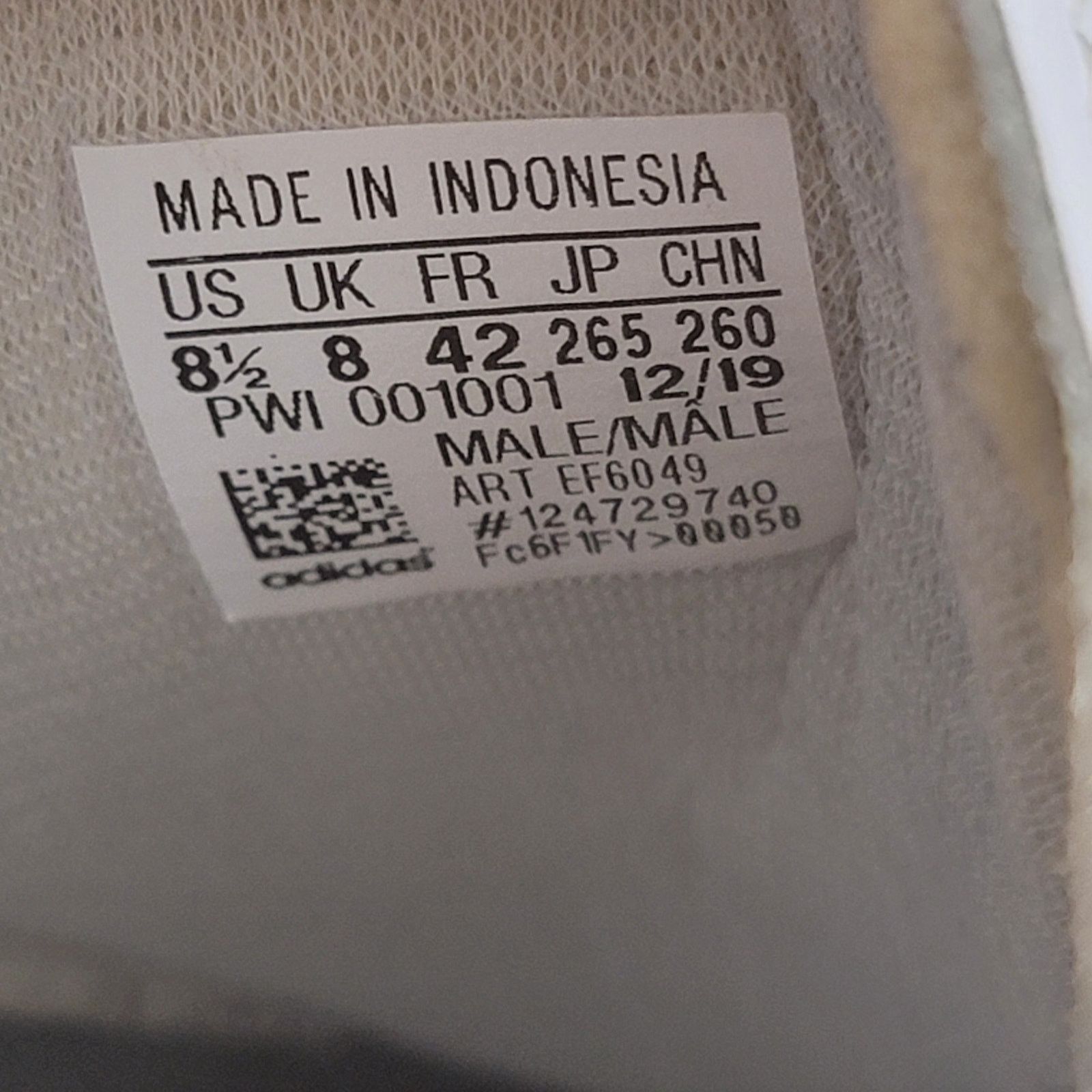 Adidas Adidas Team Court 'Cloud White' Sz 8.5M/10W EF6049 (73) Size US 8.5 / EU 41-42 - 8 Thumbnail