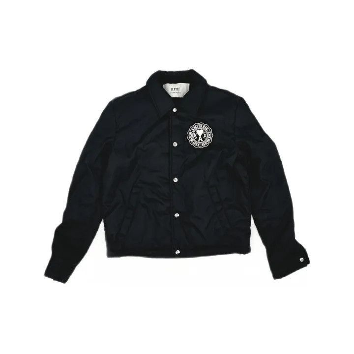 AMI Ami Paris Black Long Sleeve Jacket -2507 Size US S / EU 44-46 / 1 - 1 Thumbnail