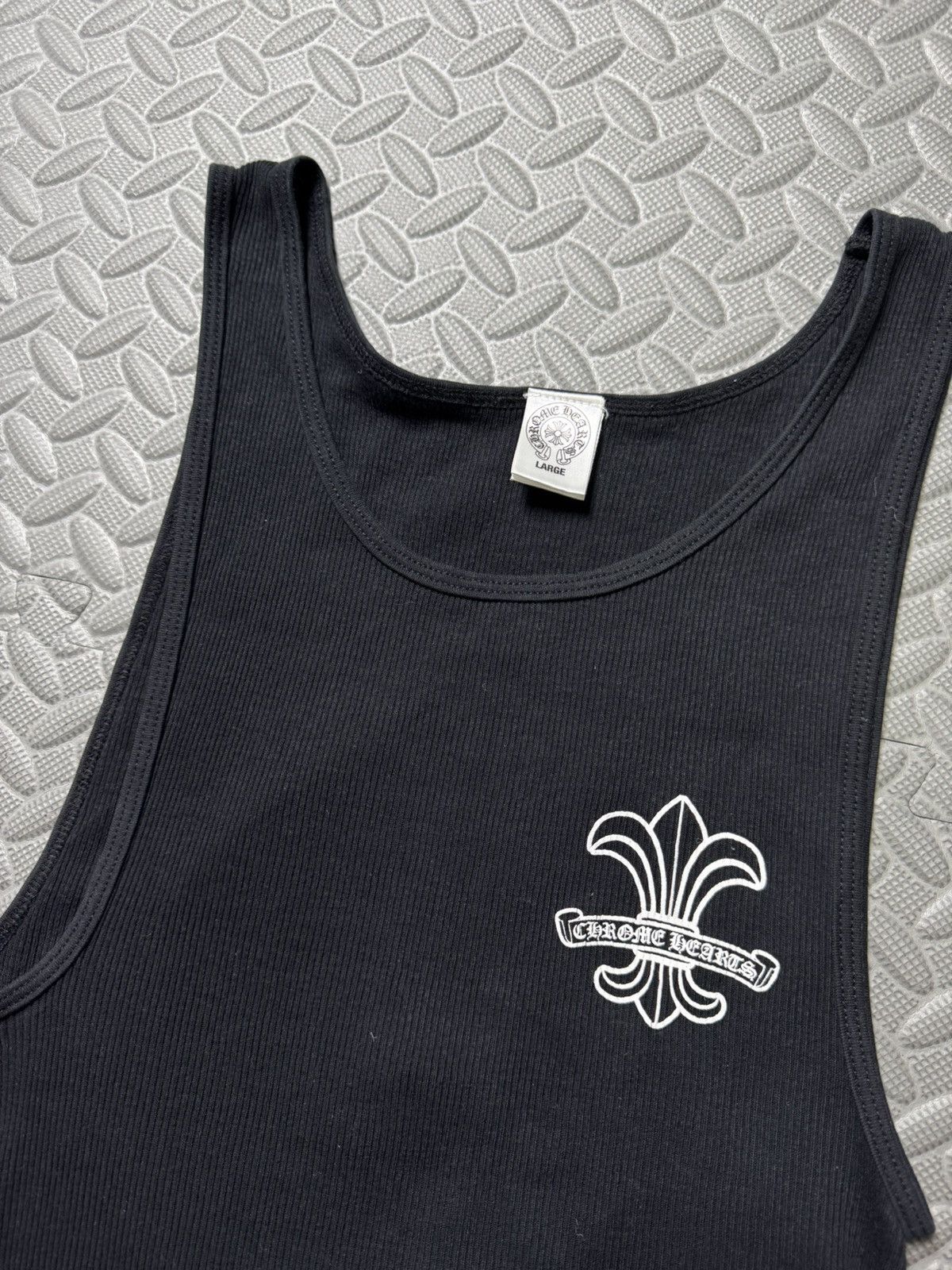 Chrome Hearts RARE! FLEUR DE LIS RIBBED TANKTOP Size US L / EU 52-54 / 3 - 9 Thumbnail