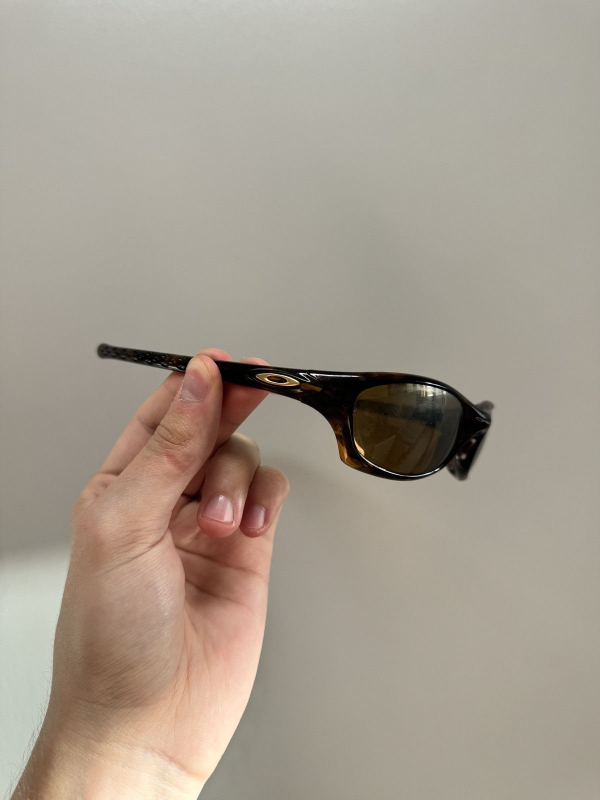 Oakley 1997 Vintage Oakley Fives 2.0 Sunglasses Brown Tortoise