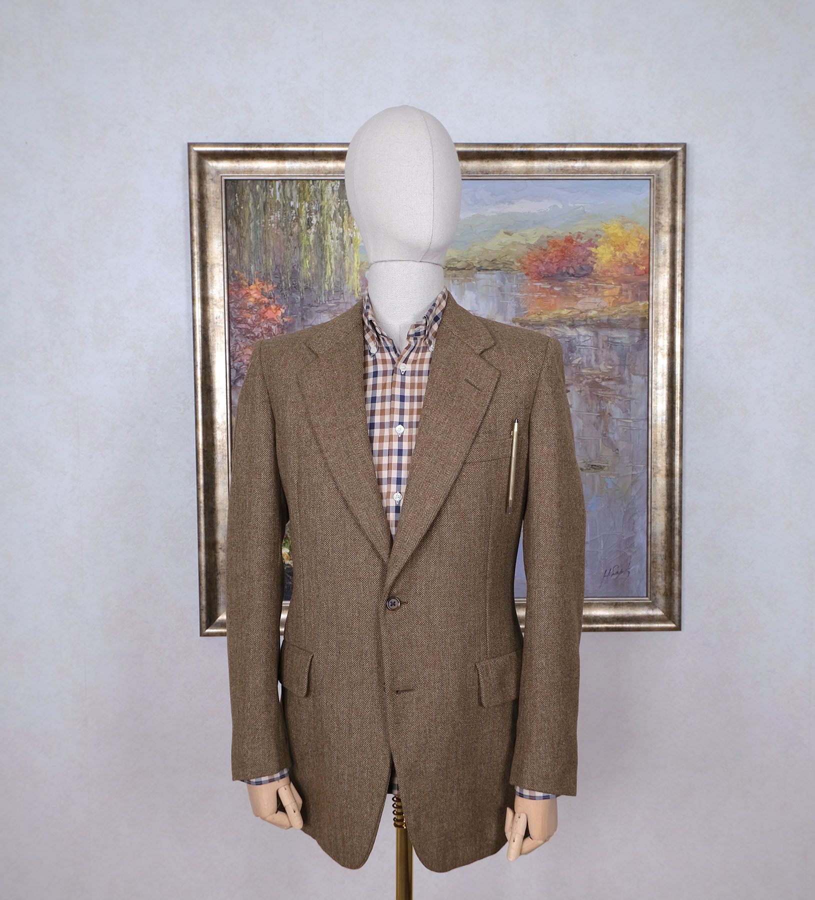 Chester Barrie Chester Barrie, Handmade Tweed Jacket, Size 40, RRP 1400 e Size 40L - 1 Thumbnail