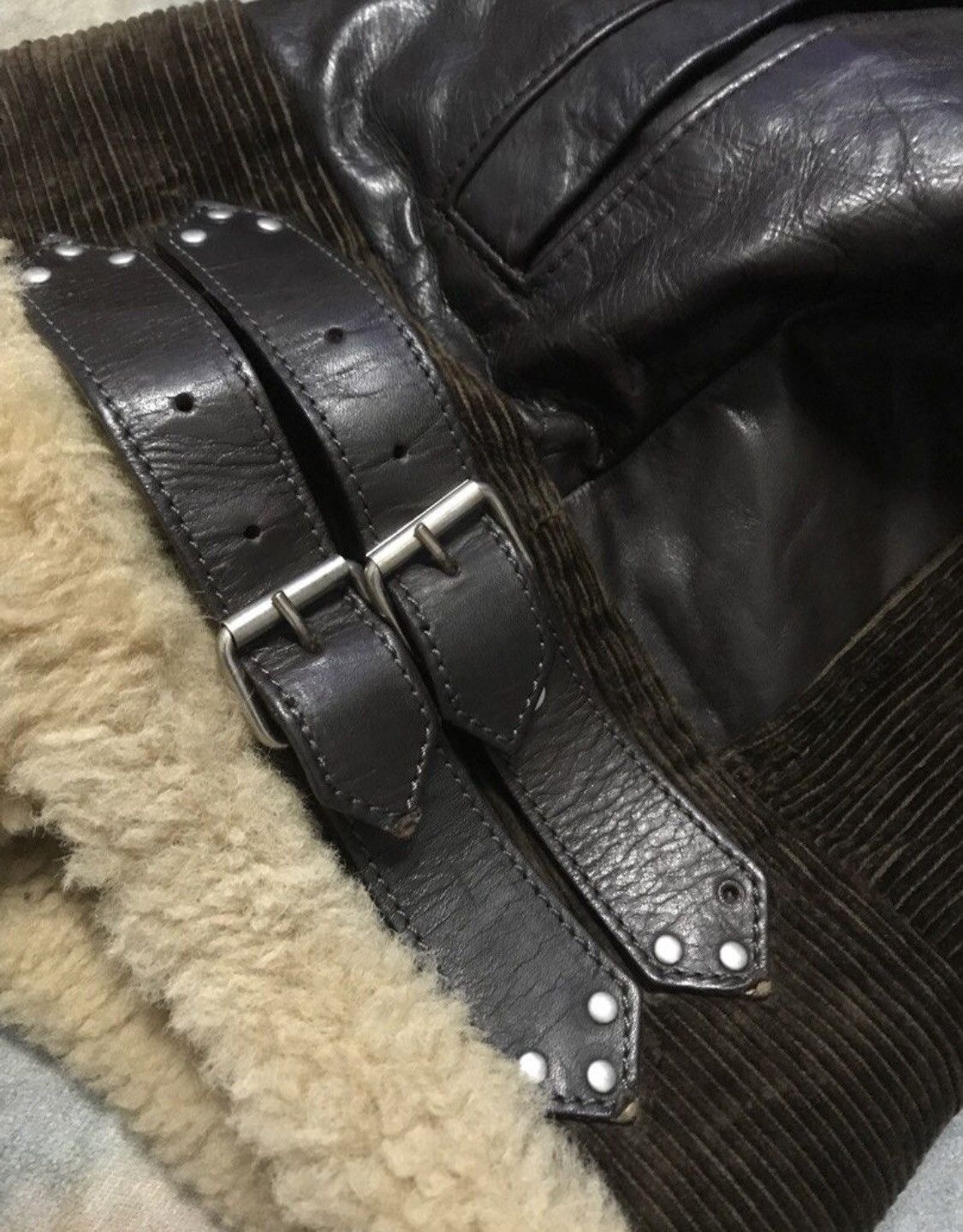 Dsquared2 Dsquared leather+velevet+fauxfur jacket B3 style Size US M / EU 48-50 / 2 - 10 Thumbnail