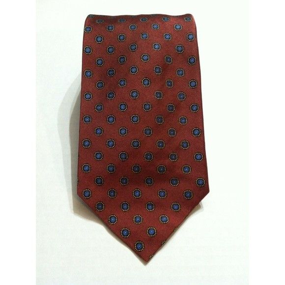 Hickey Freeman HICKEY FREEMAN MENS NEW DARK RED 100% SILK TIE WIDTH: 3 3/4" Size ONE SIZE - 1 Thumbnail