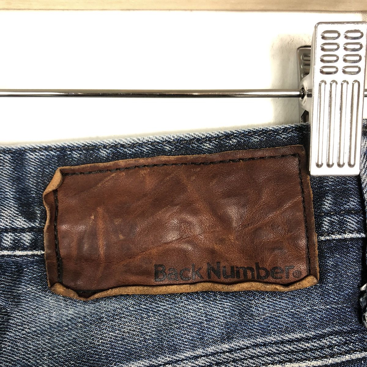 Japanese Brand 🔥Rare 90’s Vintage Distressed Denim Jeans Back Number Japan Size US 32 / EU 48 - 14 Thumbnail
