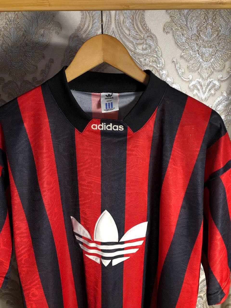 Adidas × Vintage VERY RARE ADIDAS BIG LOGO RETRO SOCCER JERSEY BLOKECORE 90s Size US M / EU 48-50 / 2 - 2 Thumbnail