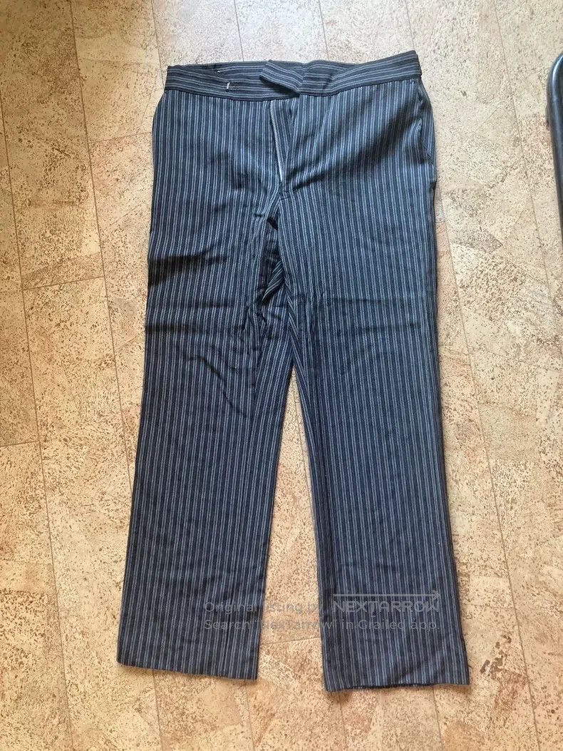 Yohji Yamamoto Yohji Yamamoto size 3 Wool striped trousers Size US 30 / EU 46 - 2 Thumbnail
