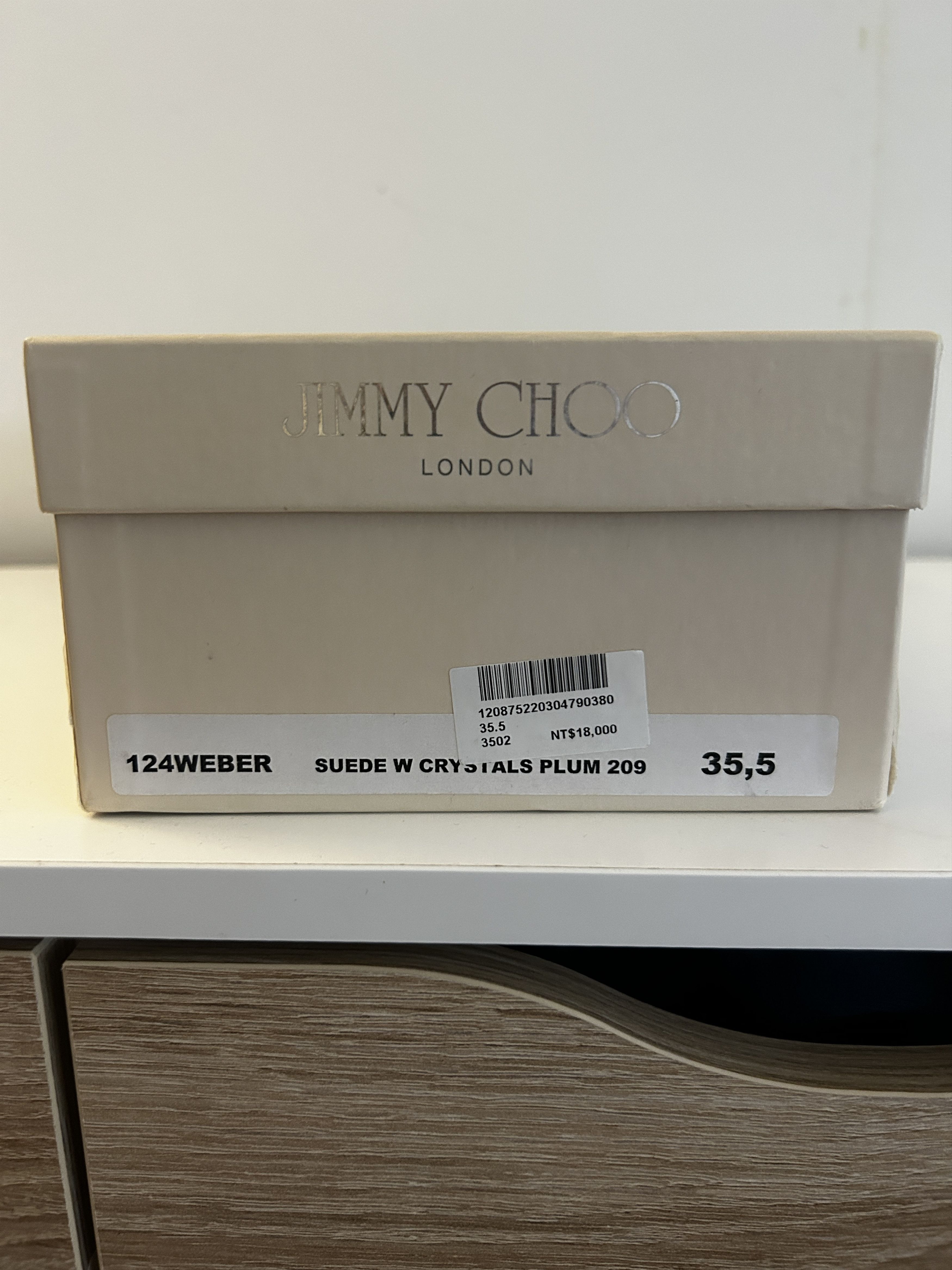 Jimmy Choo Jimmy Choo Suede w/ Crystals Size US 5.5 / IT 35.5 - 6 Thumbnail