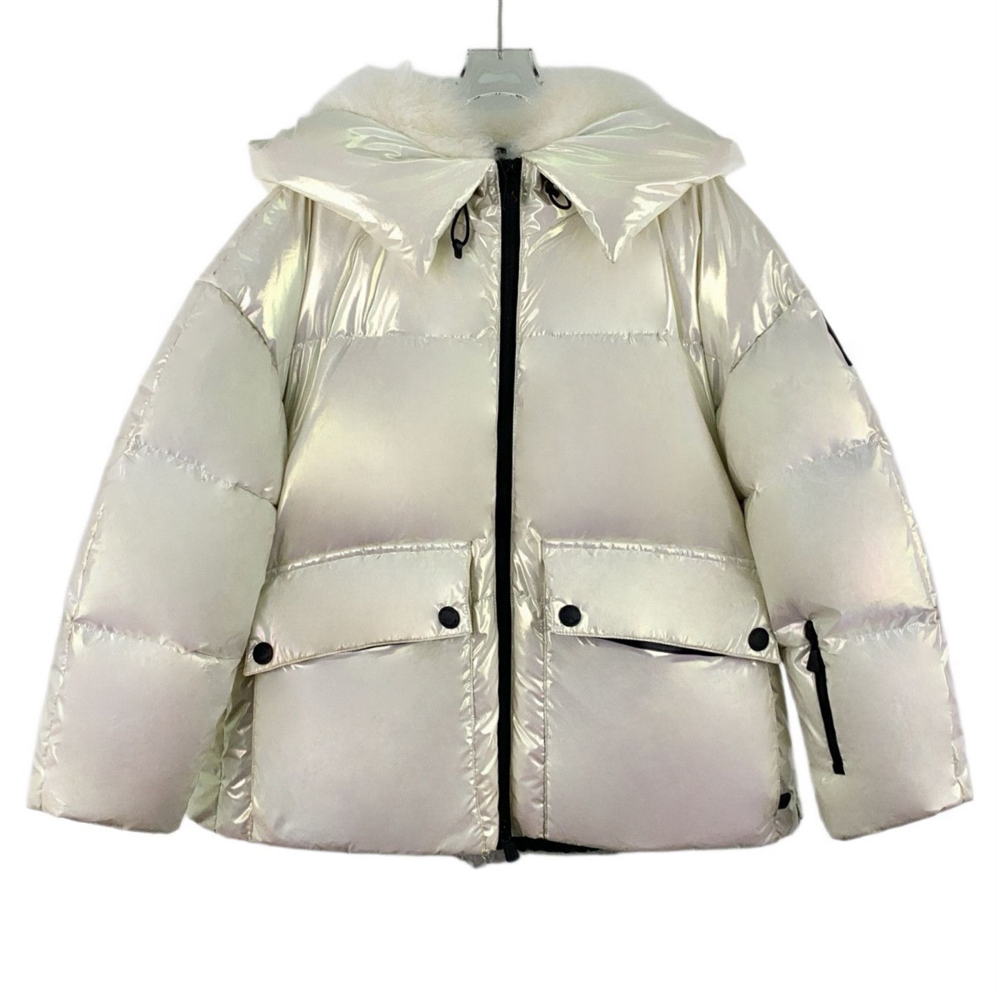 Moncler Moncler Tillier Down Jacket Off-White (0) Size XS / US 0-2 / IT 36-38 - 1 Thumbnail