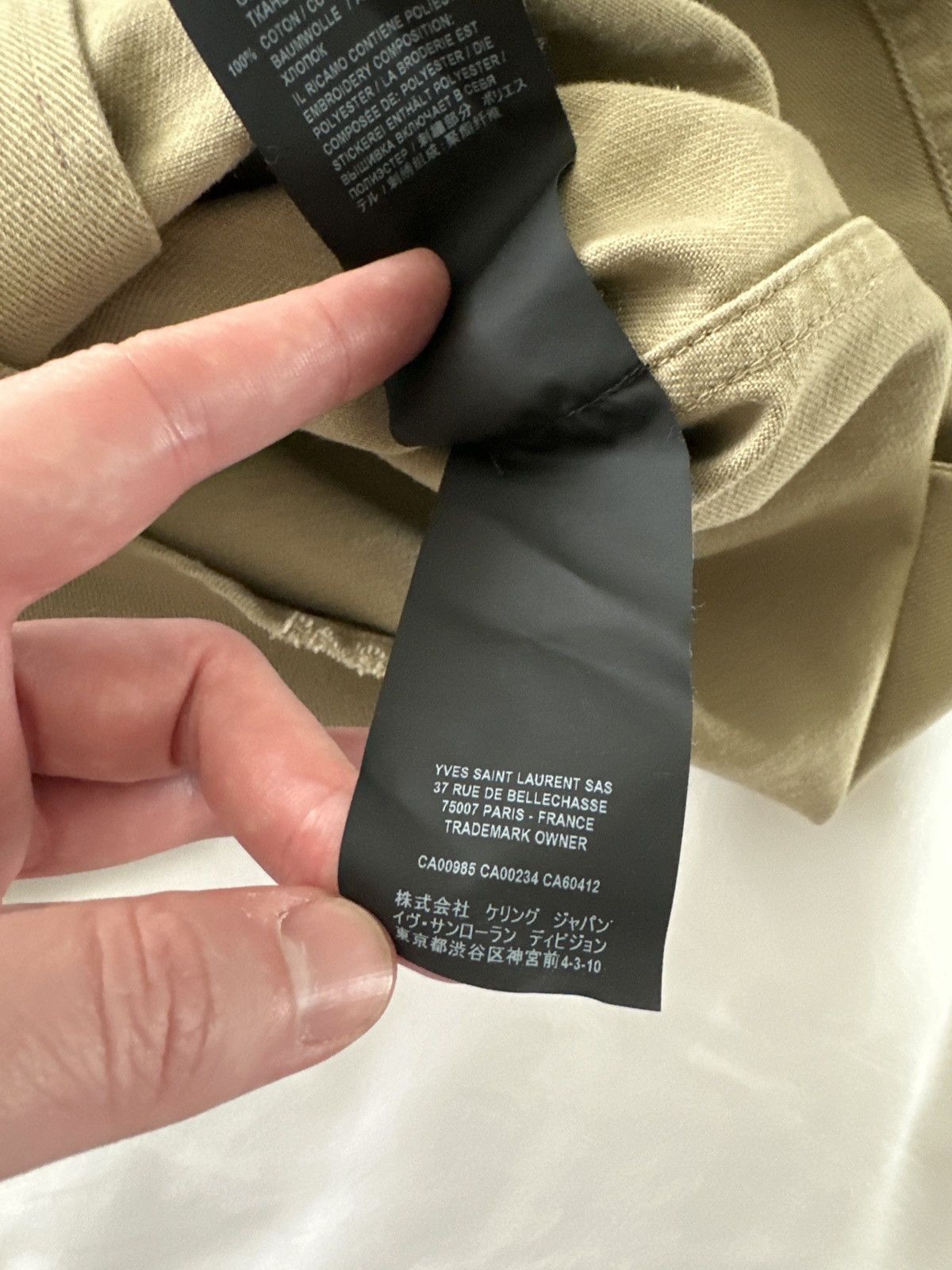 Saint Laurent Paris SLP Heavy Military Shirt Size US M / EU 48-50 / 2 - 6 Thumbnail
