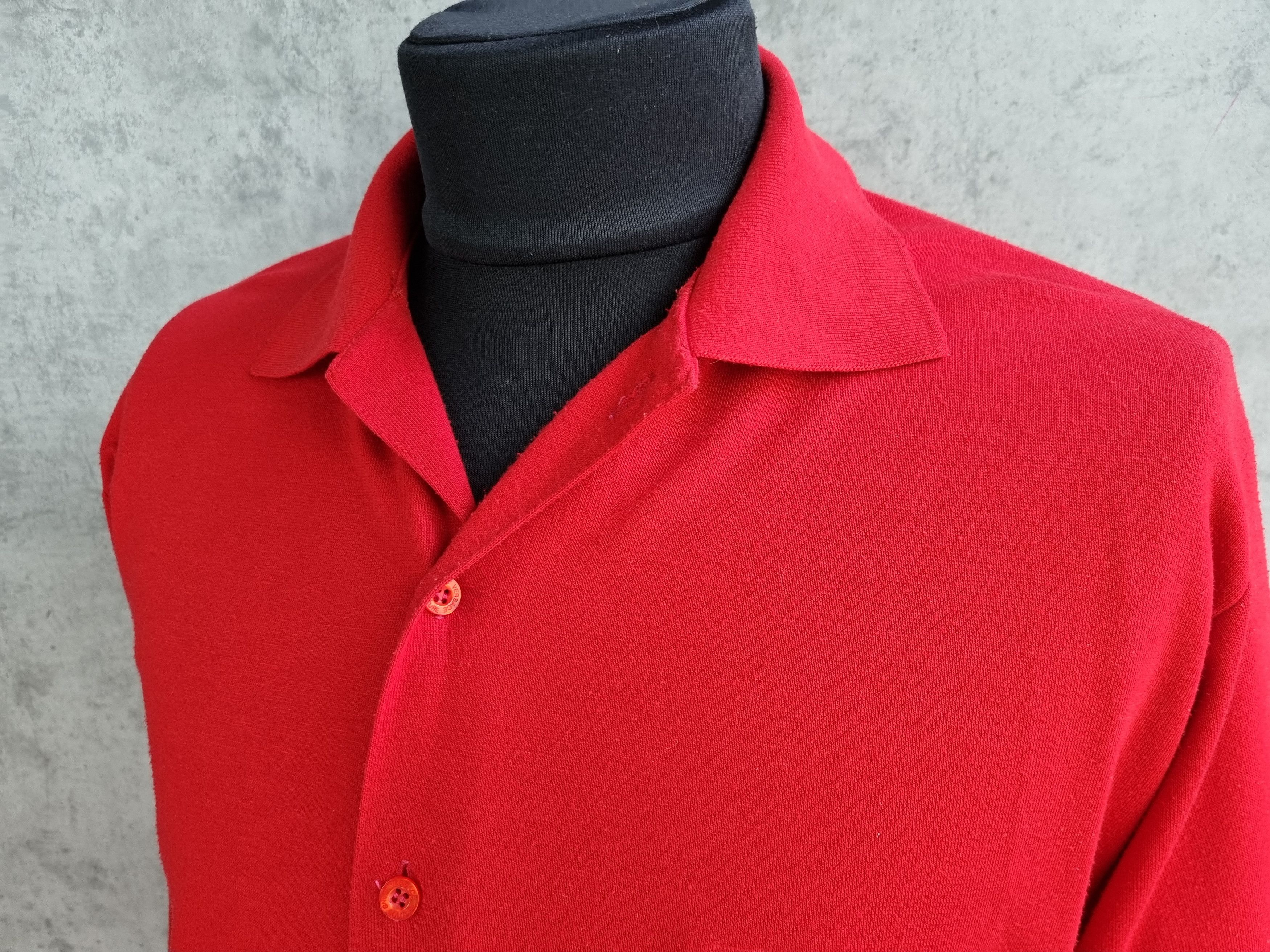 Gianni Valentino × Versace × Vintage Rare VERSACE Fluffy Comfy Collared Sweater Button Up Size US XL / EU 56 / 4 - 11 Thumbnail