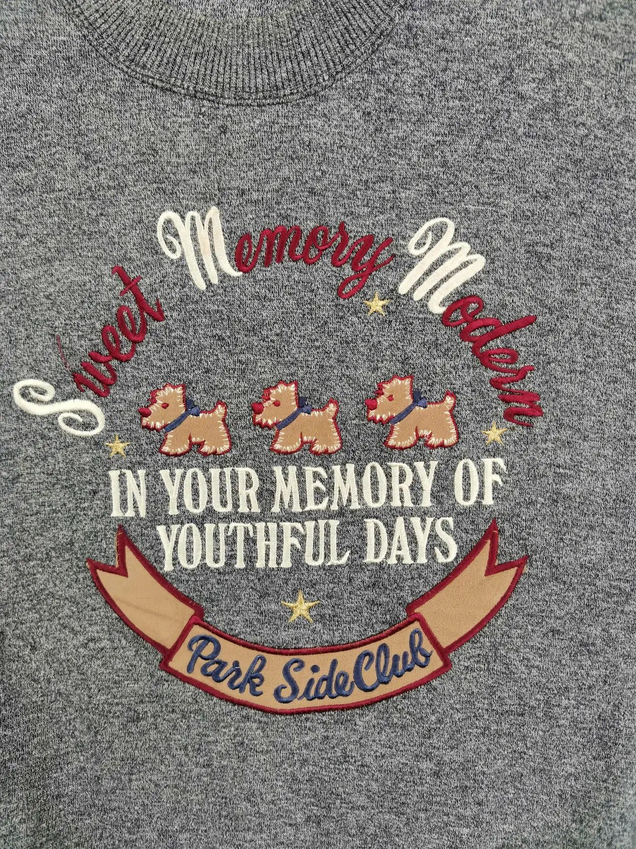 Japanese Brand Sweet Memory Modern Park Side Club Big Logo Sweatshirts Size US L / EU 52-54 / 3 - 3 Thumbnail