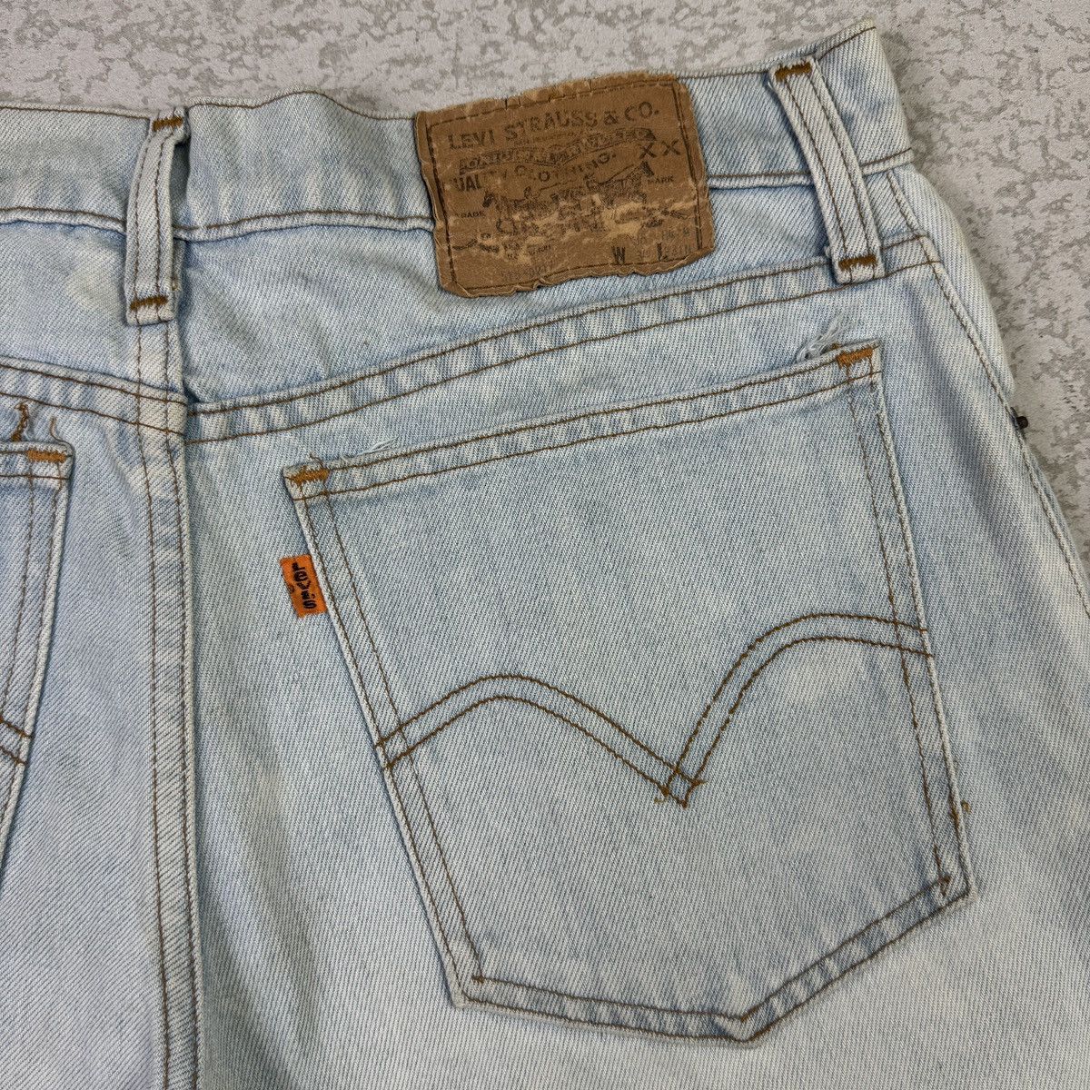 Levi's 💥Vintage 70s Levis 515 Sick Light Blue Denim Pant Size US 32 / EU 48 - 11 Thumbnail