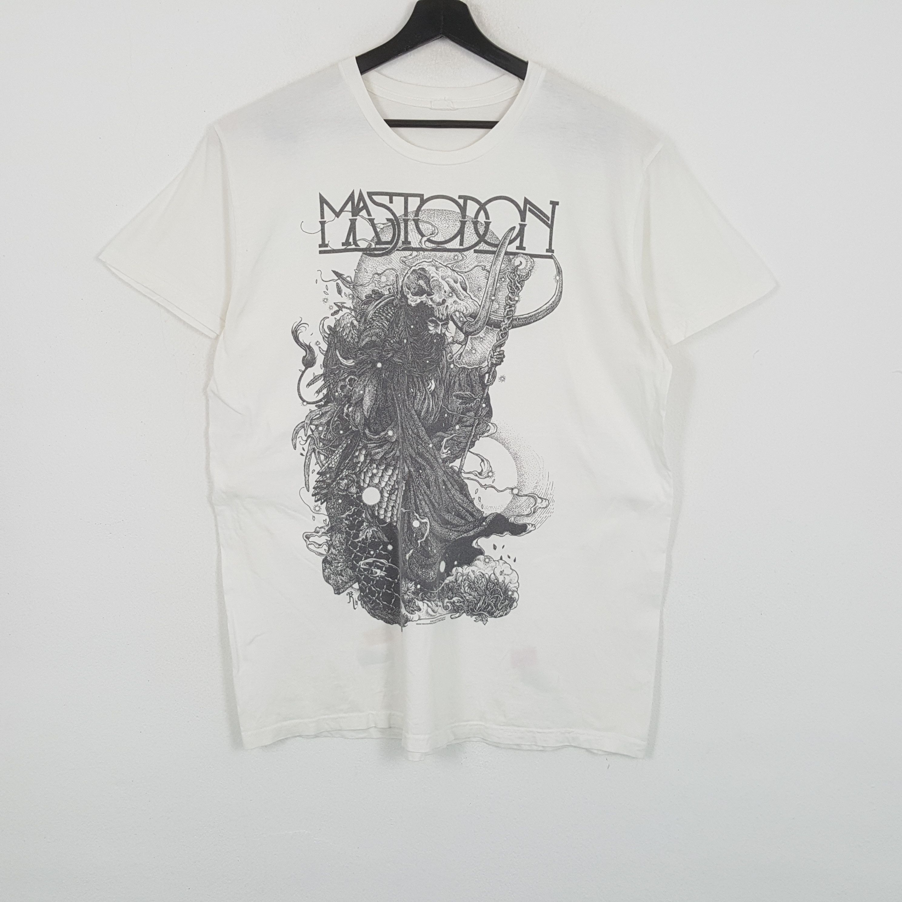 Band Tees × Vintage MASTODON Rock Band Streetwear Style Tshirt Size US XL / EU 56 / 4 - 1 Thumbnail