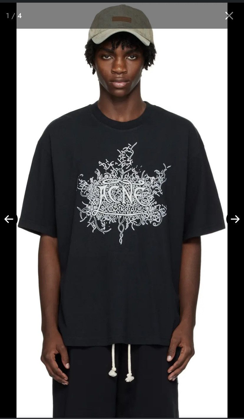 Acne Studios Glow In The Dark Logo Tee Size US XS / EU 42 / 0 - 1 Thumbnail