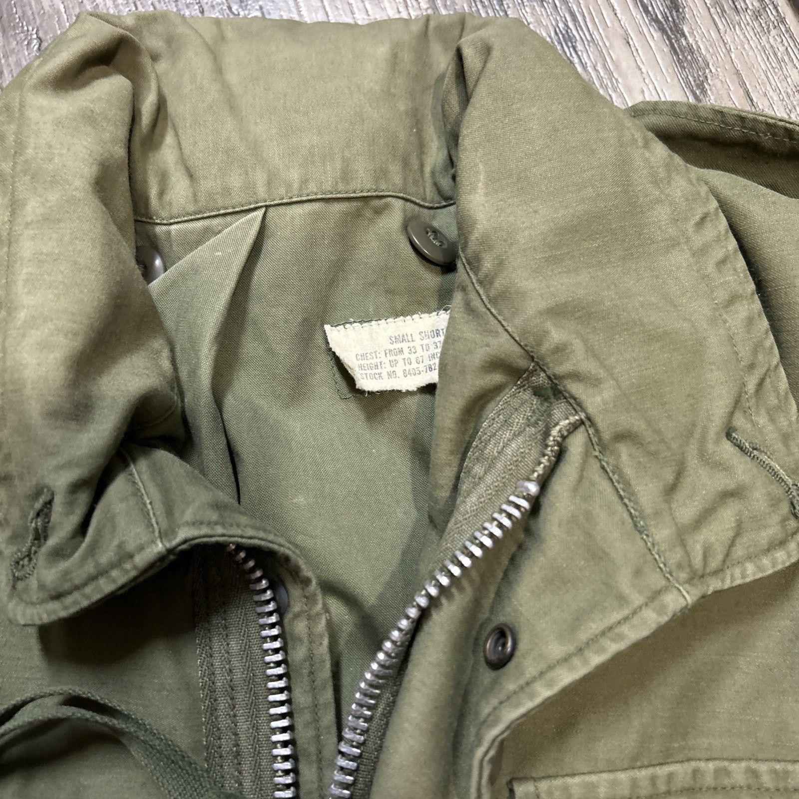 Other RARE Vintage US Army M-65 Field Jacket SIZE SMALL REGULAR Size US S / EU 44-46 / 1 - 2 Thumbnail