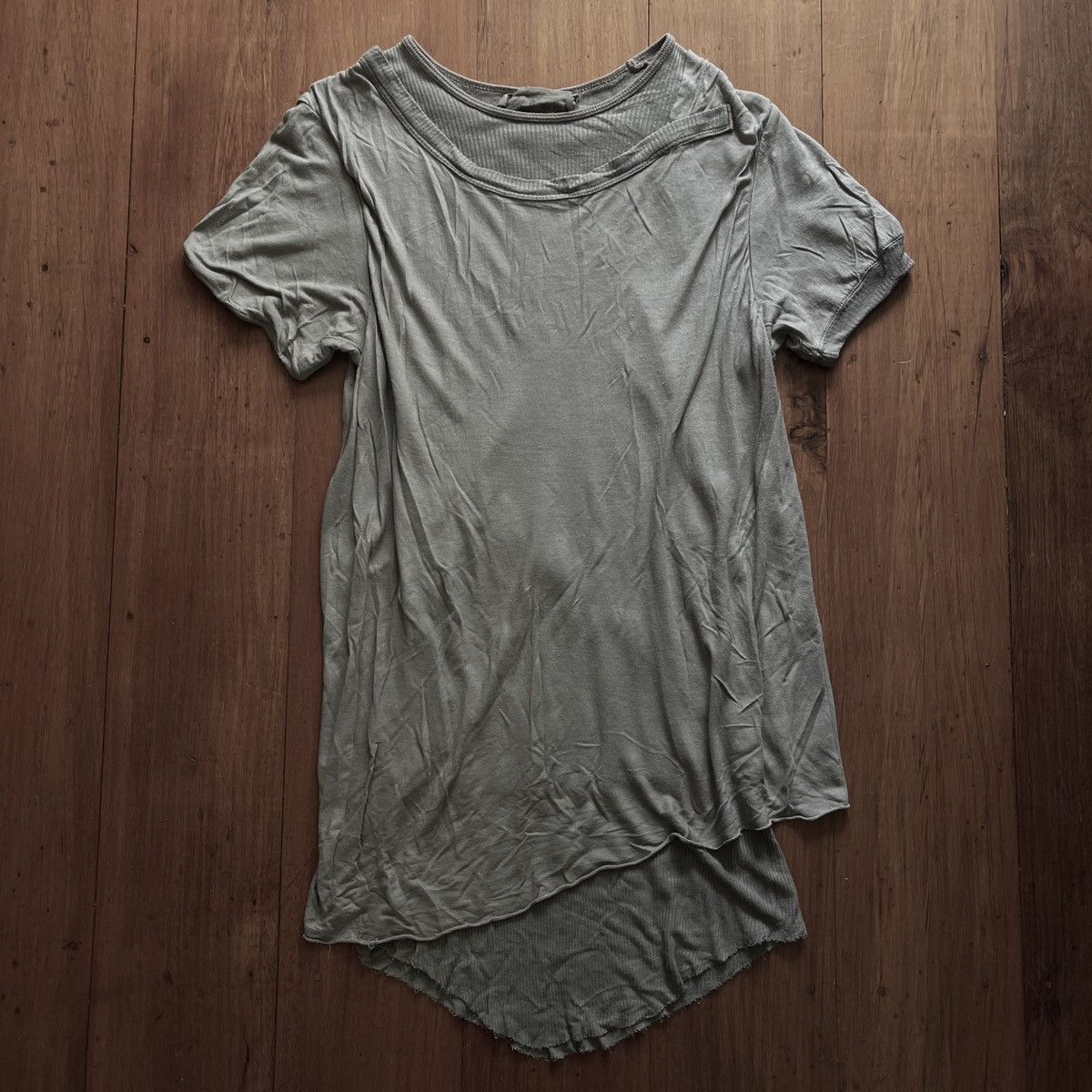 Rick Owens vulpinari rimini layered t shirt Size US S / EU 44-46 / 1 - 1 Thumbnail