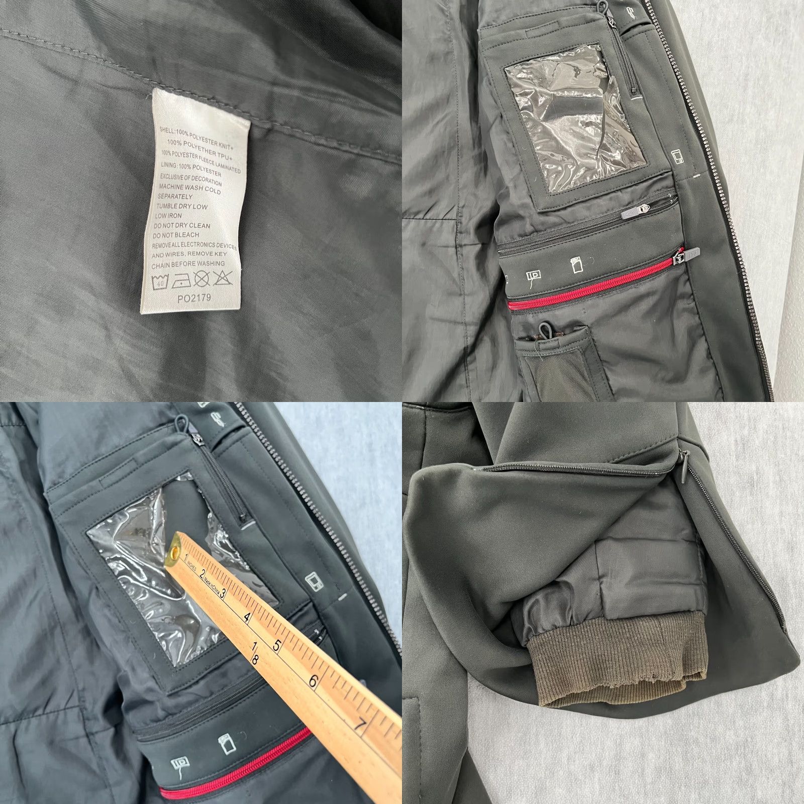 Vintage SCOTTeVEST Jacket Mens XL Gray Full Zip Pockets Concealed Carry SeVAlpha Brad Thor Windbreaker Tactical Preowned Size US XL / EU 56 / 4 - 8 Thumbnail